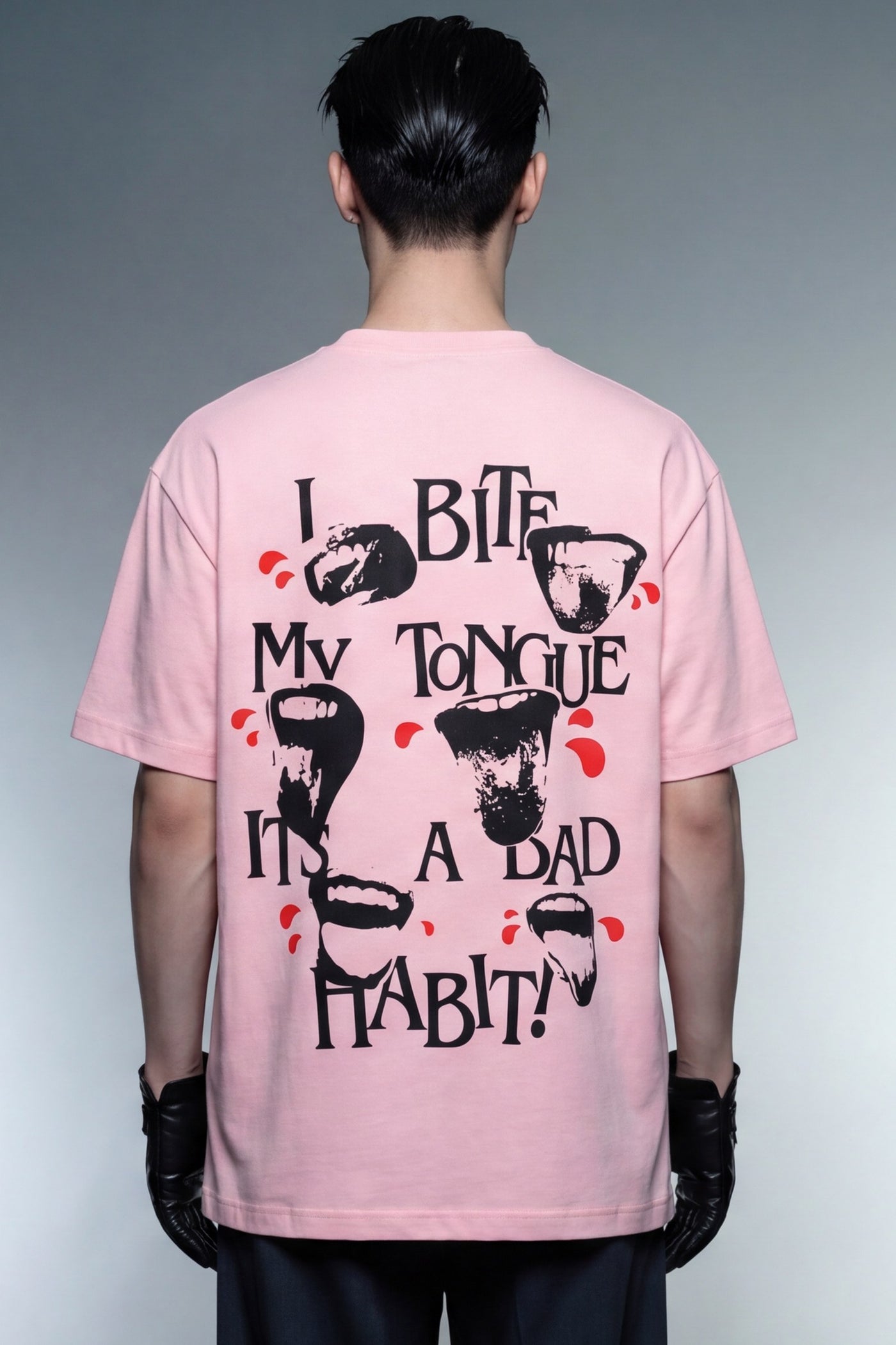 FFS cropped 2:3 | original_media:gid://shopify/MediaImage/30933985132647 | position:6 | Forfksake I Bite My Tounge It_s A Bad Habit T-Shirt Pink