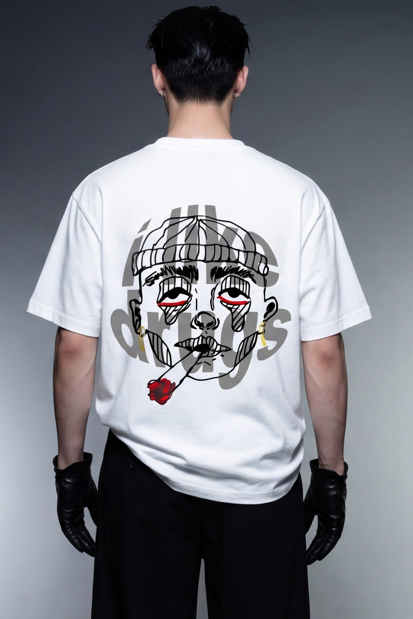 FFS cropped 2:3 | original_media:gid://shopify/MediaImage/30933993324647 | position:6 | Forfksake I Like Drugs T-Shirt(white)