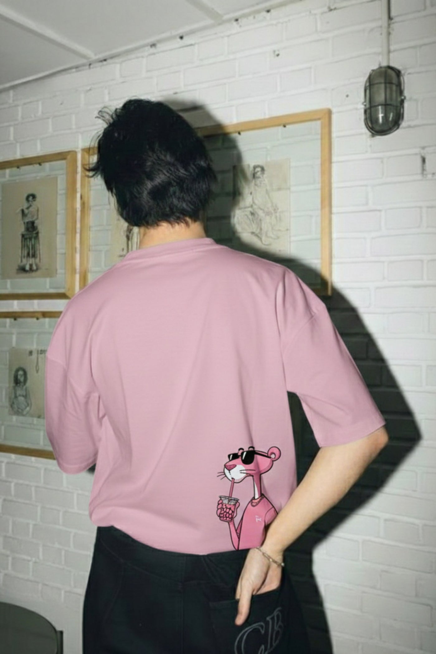 FFS cropped 2:3 | original_media:gid://shopify/MediaImage/30934009020519 | position:6 | Forfksake Just Chill And Do Nothing Pink T-Shirt