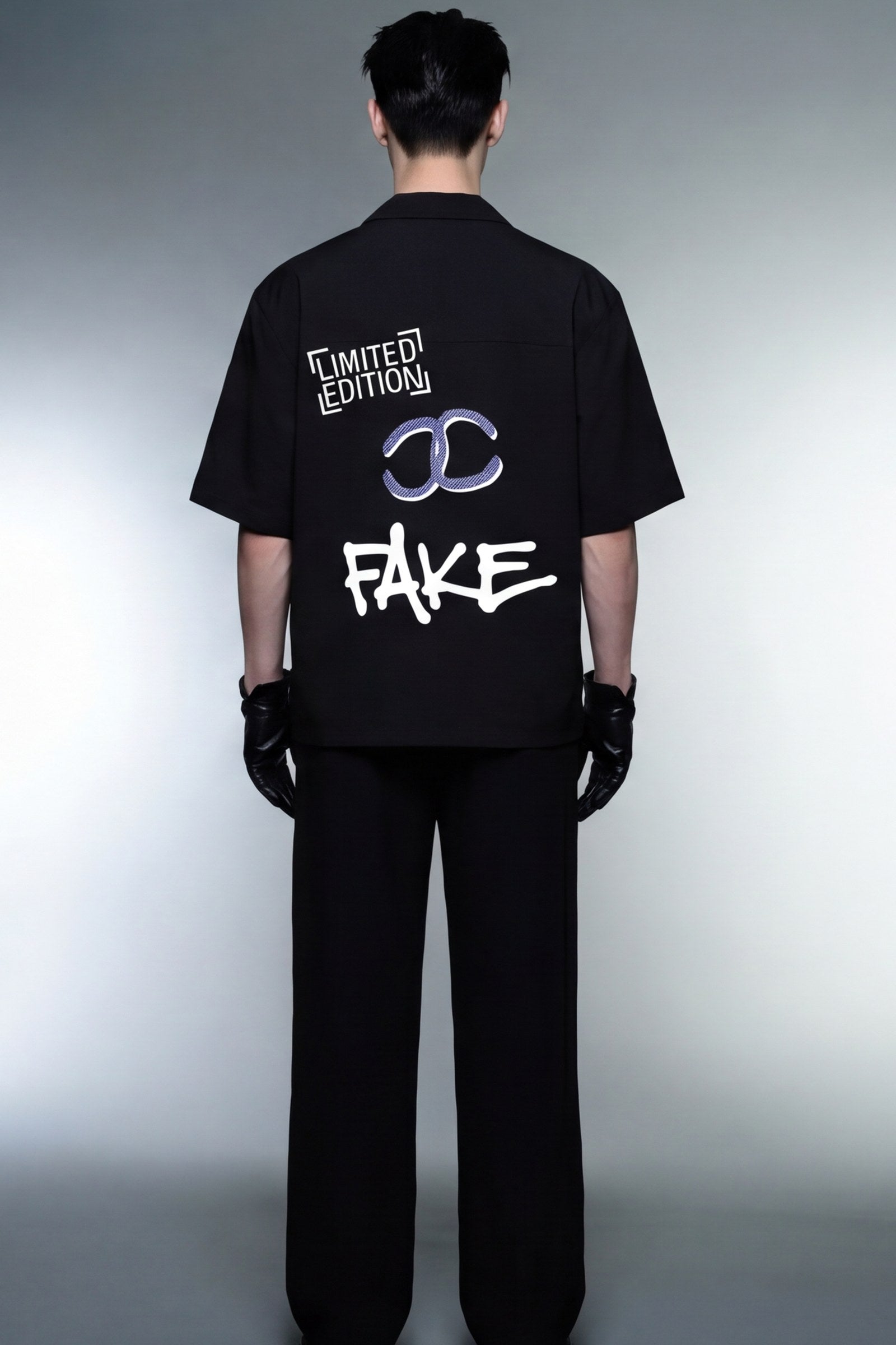 FFS cropped 2:3 | original_media:gid://shopify/MediaImage/30934016786535 | position:6 | Forfksake Limited Edition Fake Bowling Shirt Black