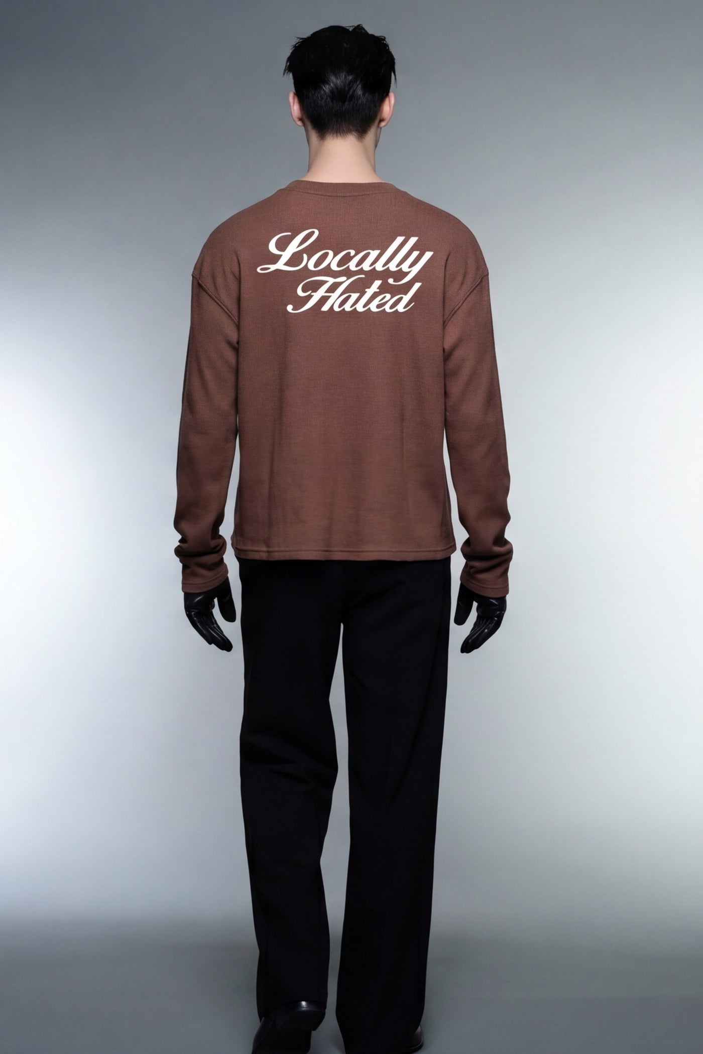 FFS cropped 2:3 | original_media:gid://shopify/MediaImage/30934020751463 | position:6 | Forfksake Locally Hated Waffle Long Sleeve Brown