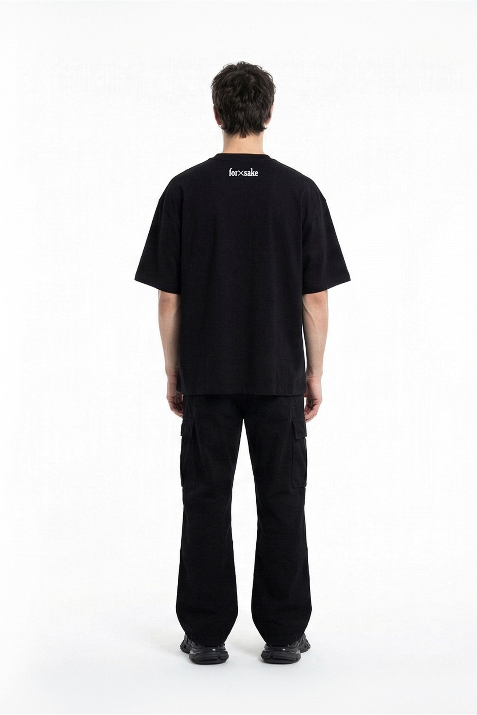 FFS cropped 2:3 | original_media:gid://shopify/MediaImage/30934083797095 | position:6 | Forfksake Nepo Baby T-Shirt Black