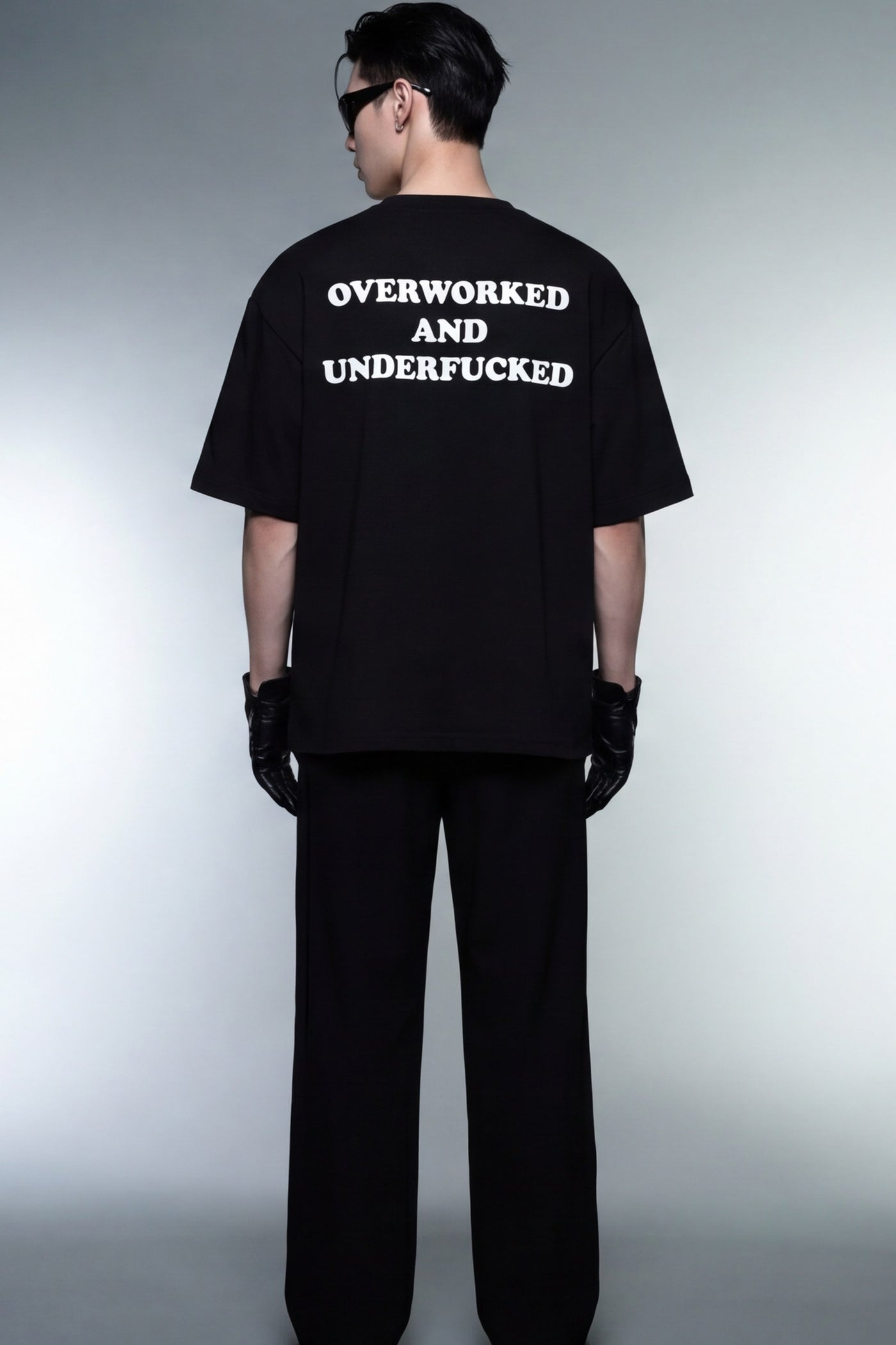 FFS cropped 2:3 | original_media:gid://shopify/MediaImage/30934114730087 | position:6 | Forfksake Overworked And Underfucked T-Shirt Black