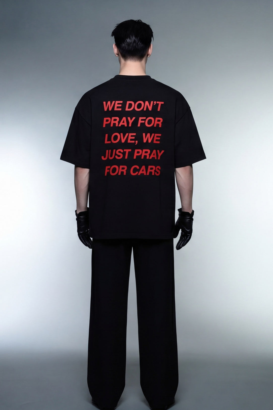 FFS cropped 2:3 | original_media:gid://shopify/MediaImage/30934137700455 | position:6 | Forfksake Pray For Cars T-Shirt Black