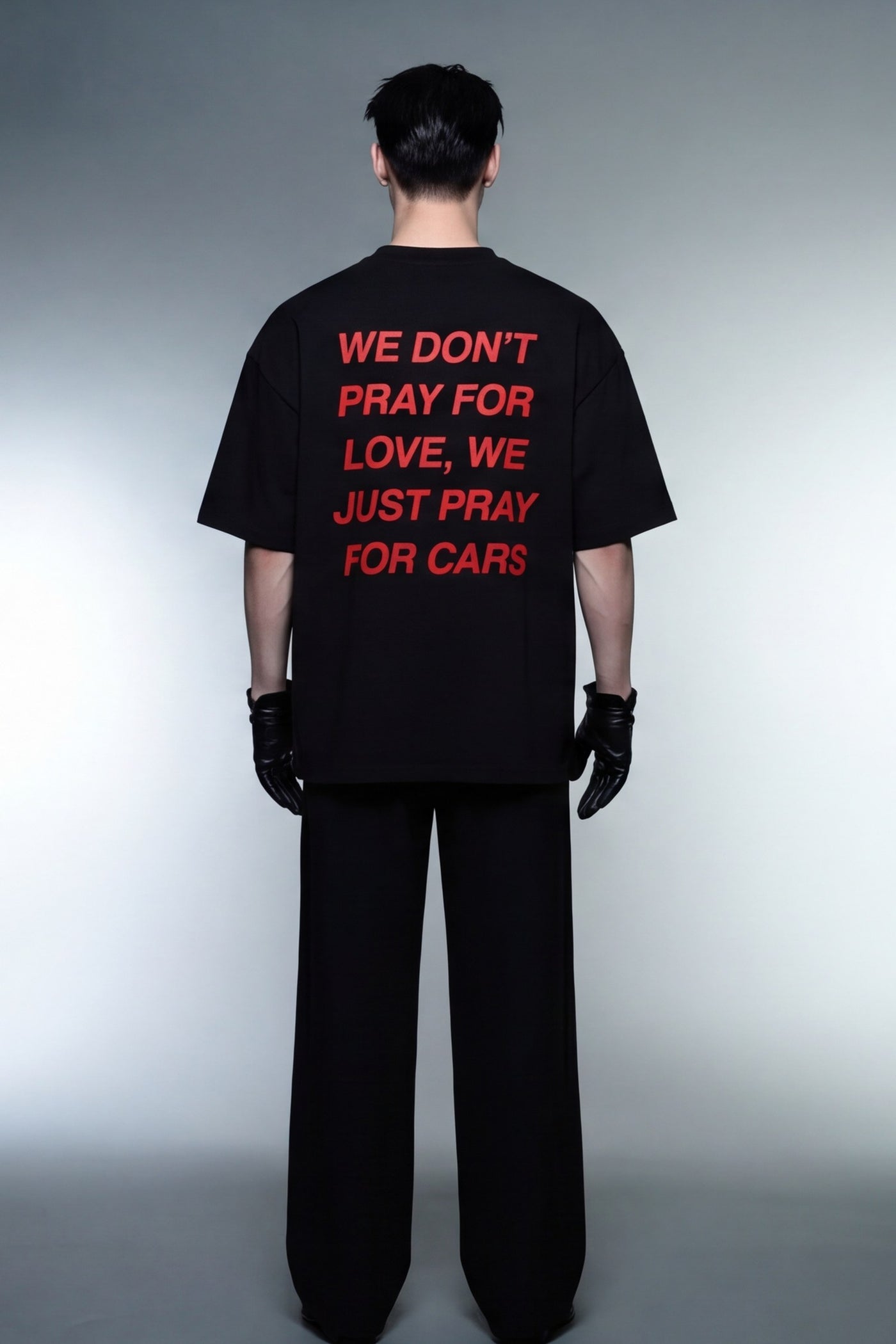 FFS cropped 2:3 | original_media:gid://shopify/MediaImage/30934137700455 | position:6 | Forfksake Pray For Cars T-Shirt Black
