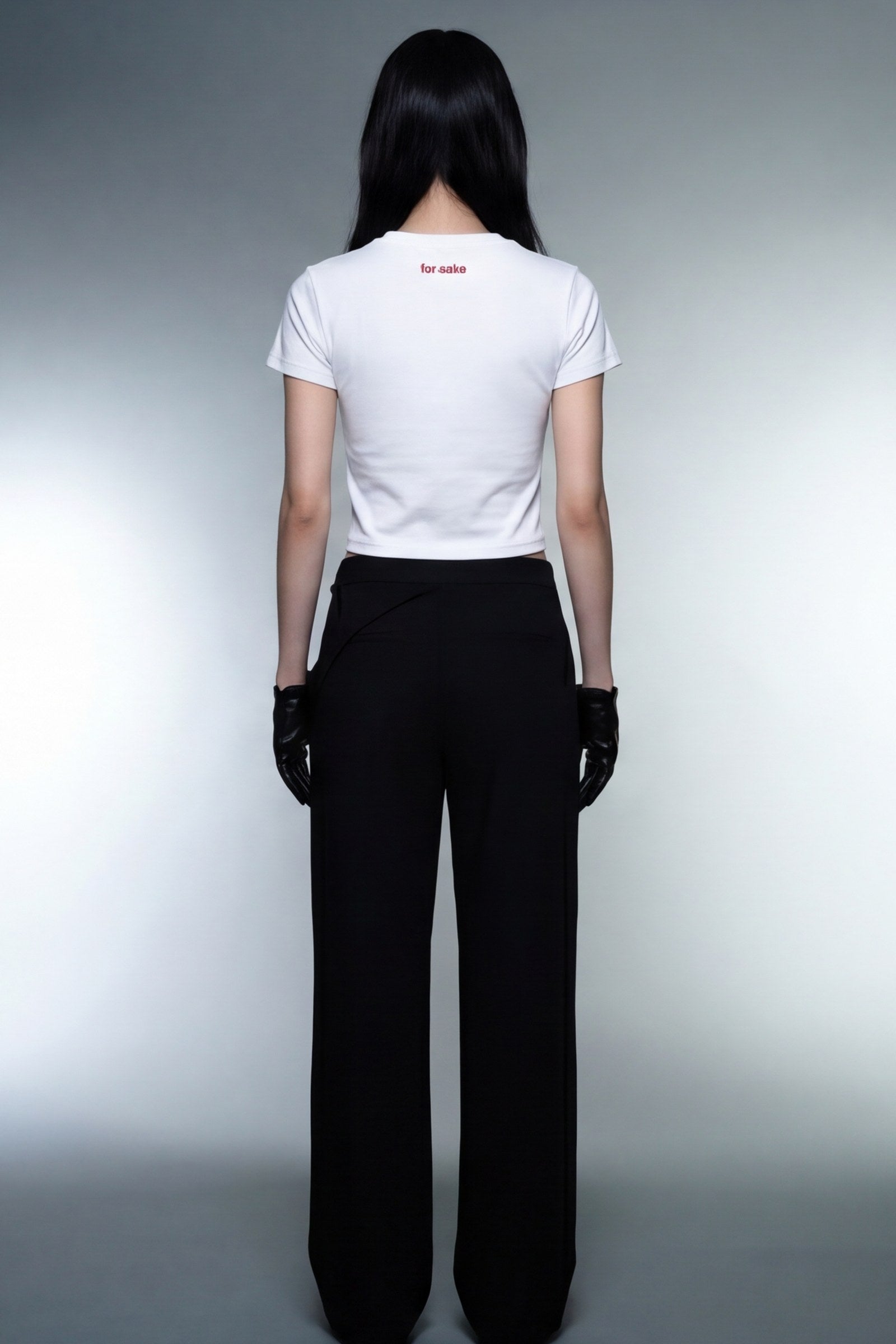 FFS cropped 2:3 | original_media:gid://shopify/MediaImage/30934225649767 | position:6 | Forfksake Sorry If I Looked Interested Baby Tee White
