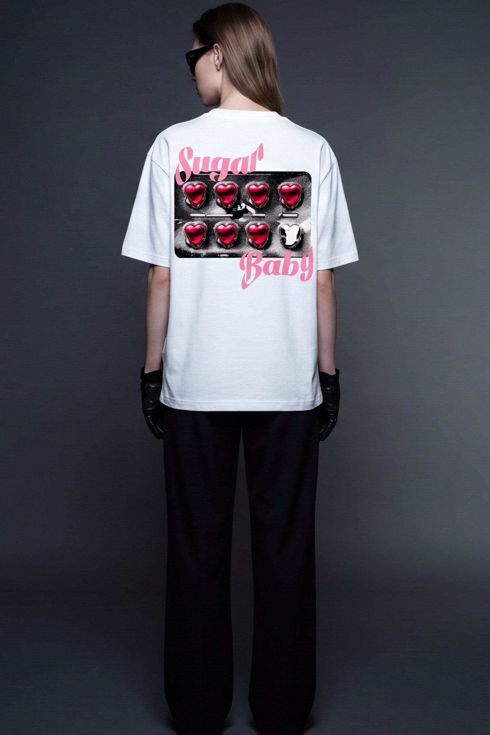 FFS cropped 2:3 | original_media:gid://shopify/MediaImage/30934241181799 | position:6 | Forfksake Sugar Baby Pills White T-Shirt