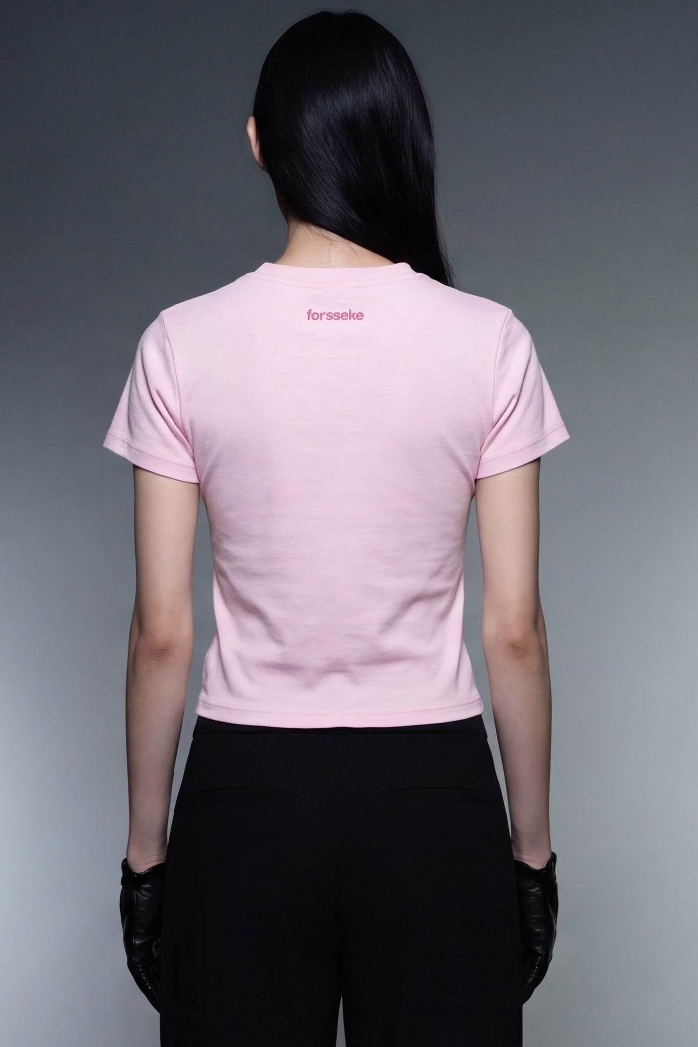 FFS cropped 2:3 | original_media:gid://shopify/MediaImage/30934260088935 | position:6 | Forfksake Too Pretty For A Job Baby Tee Pink