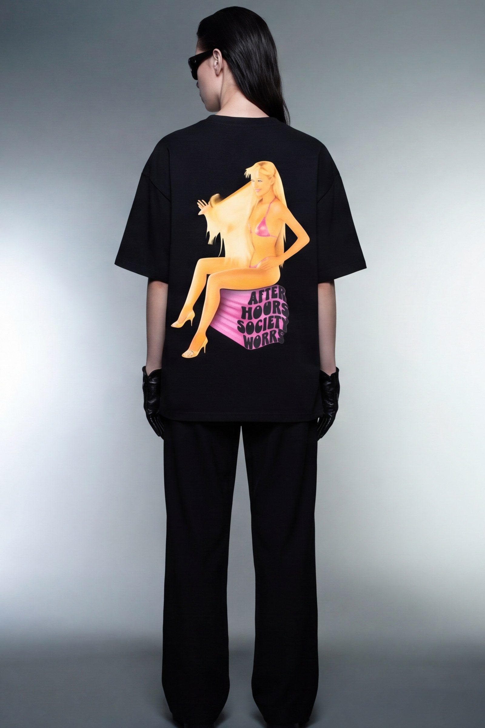 FFS cropped 2:3 | original_media:gid://shopify/MediaImage/30933471854695 | position:7 | Forfksake After Hours Muse Tee - Black