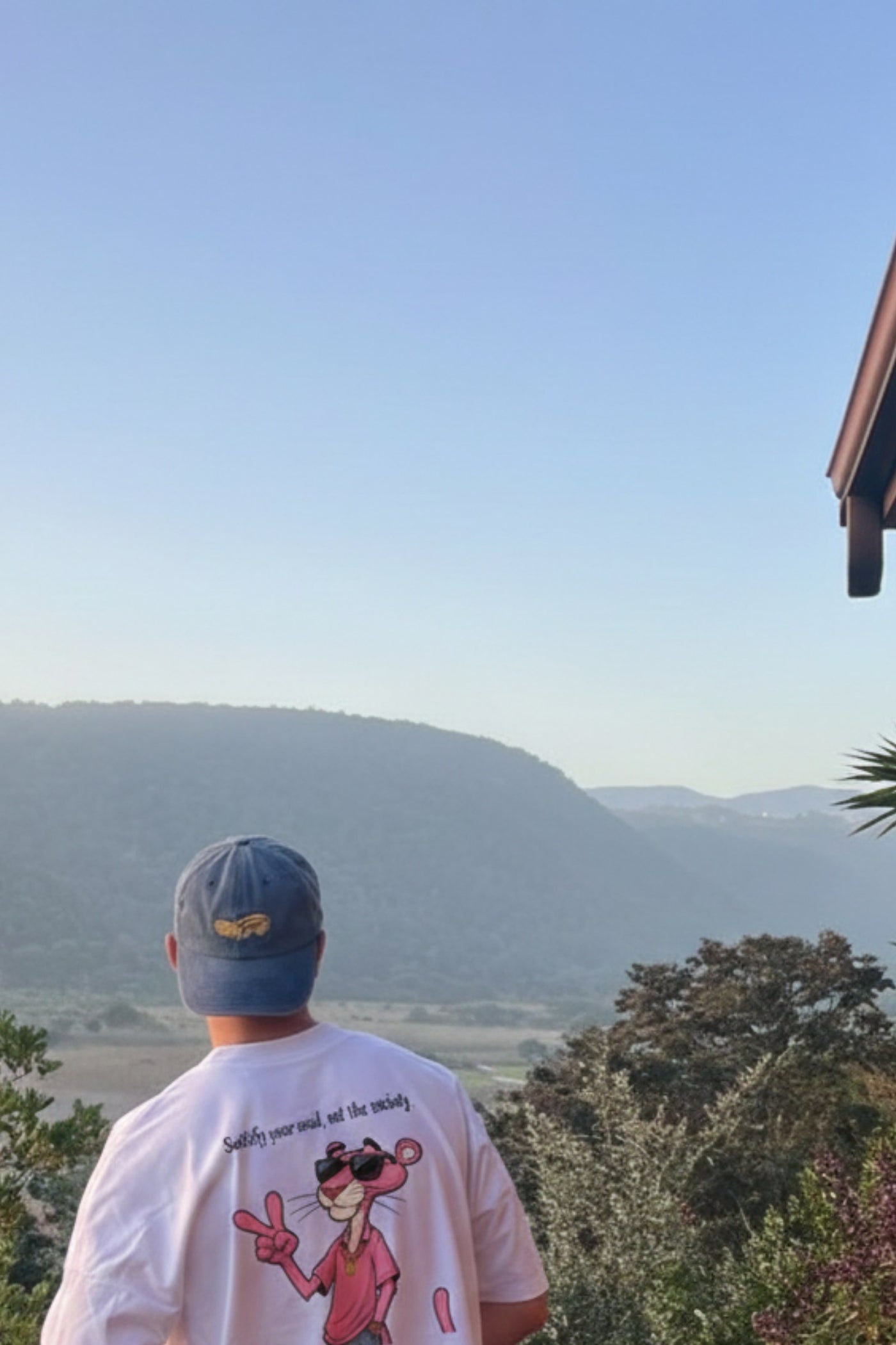 FFS cropped 2:3 | original_media:gid://shopify/MediaImage/30934124265575 | position:8 | Forfksake Pink Panther White T-Shirt