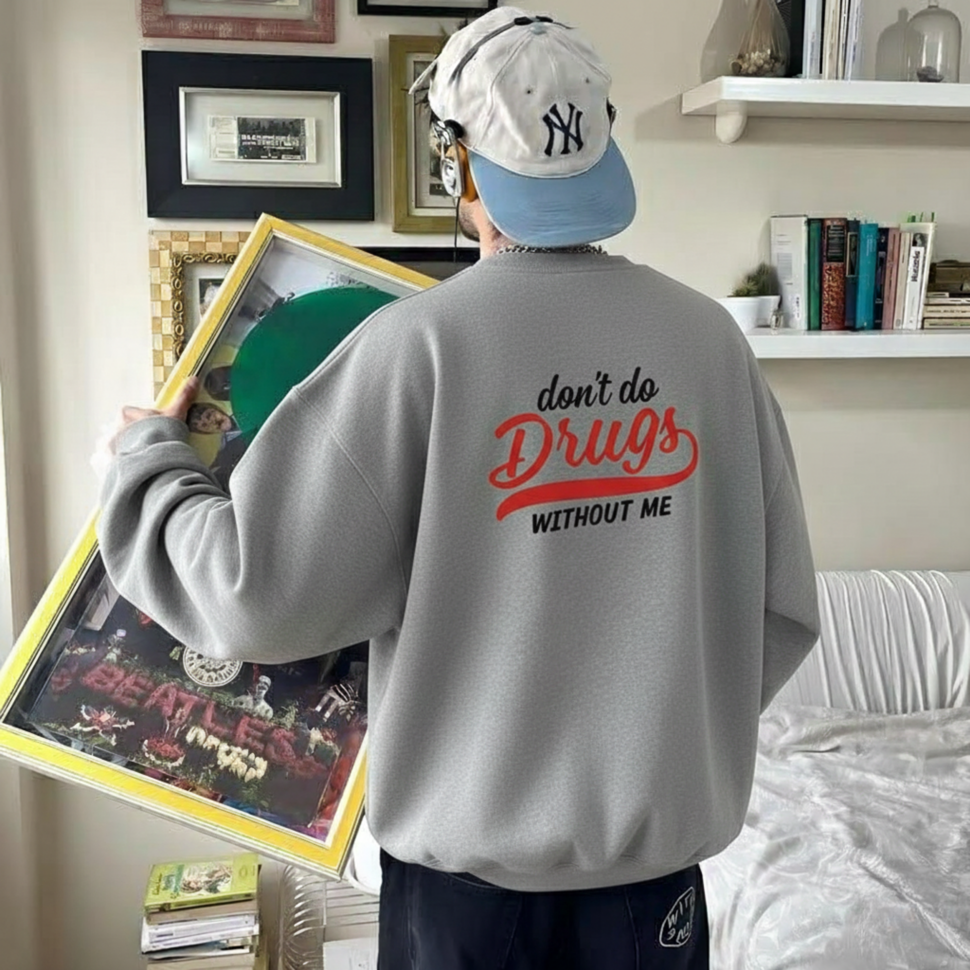 FORFKSAKE DON_T DO DRUGS GREY HOODIE