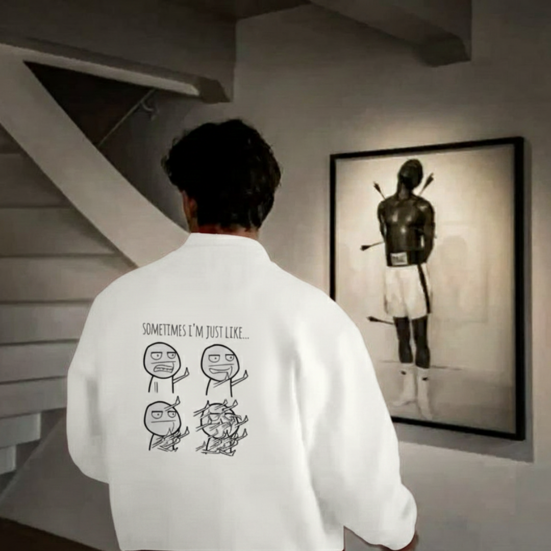 FORFKSAKE MIDDLE FINGER WHITE HOODIE