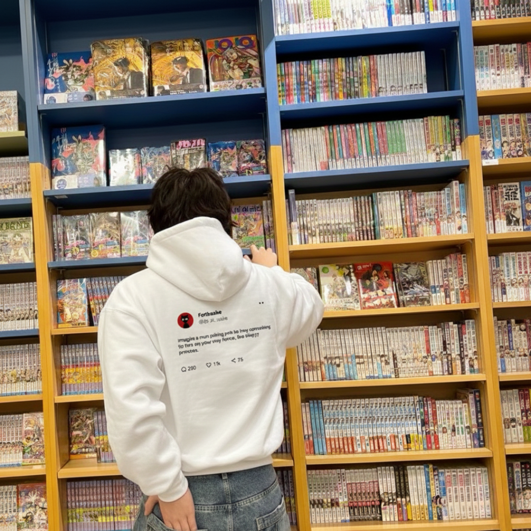 FORFKSAKE OKAYYY PRINCESS WHITE HOODIE