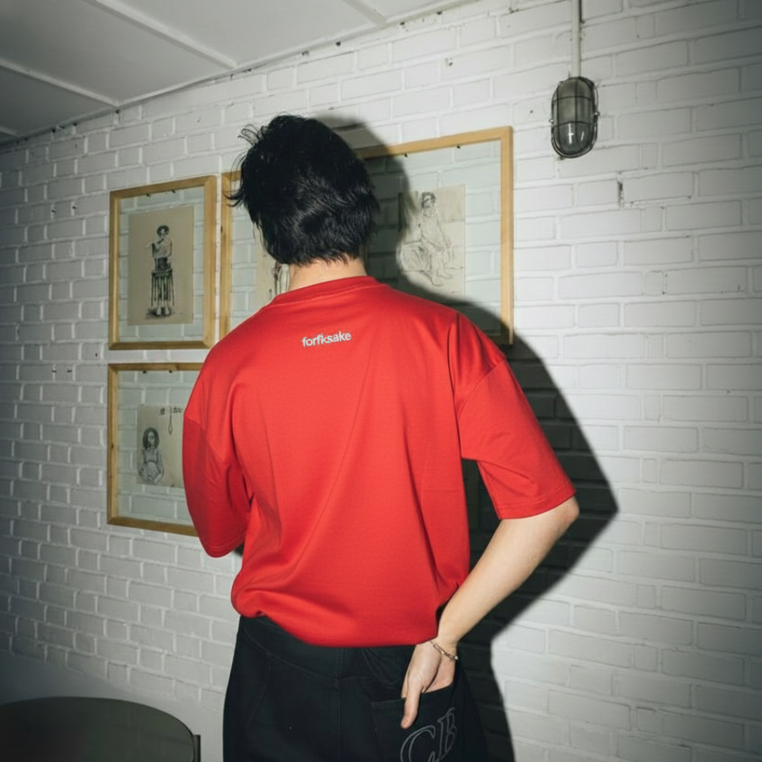 FORFKSAKE PURE ELIXIR RED T-SHIRT