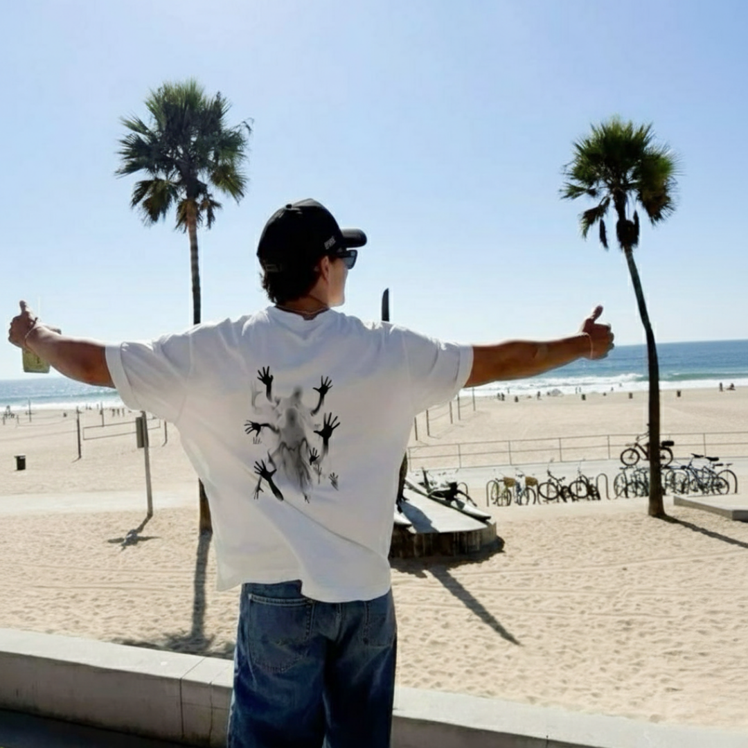 FORFKSAKE SHADOWREACH WHITE T-SHIRT