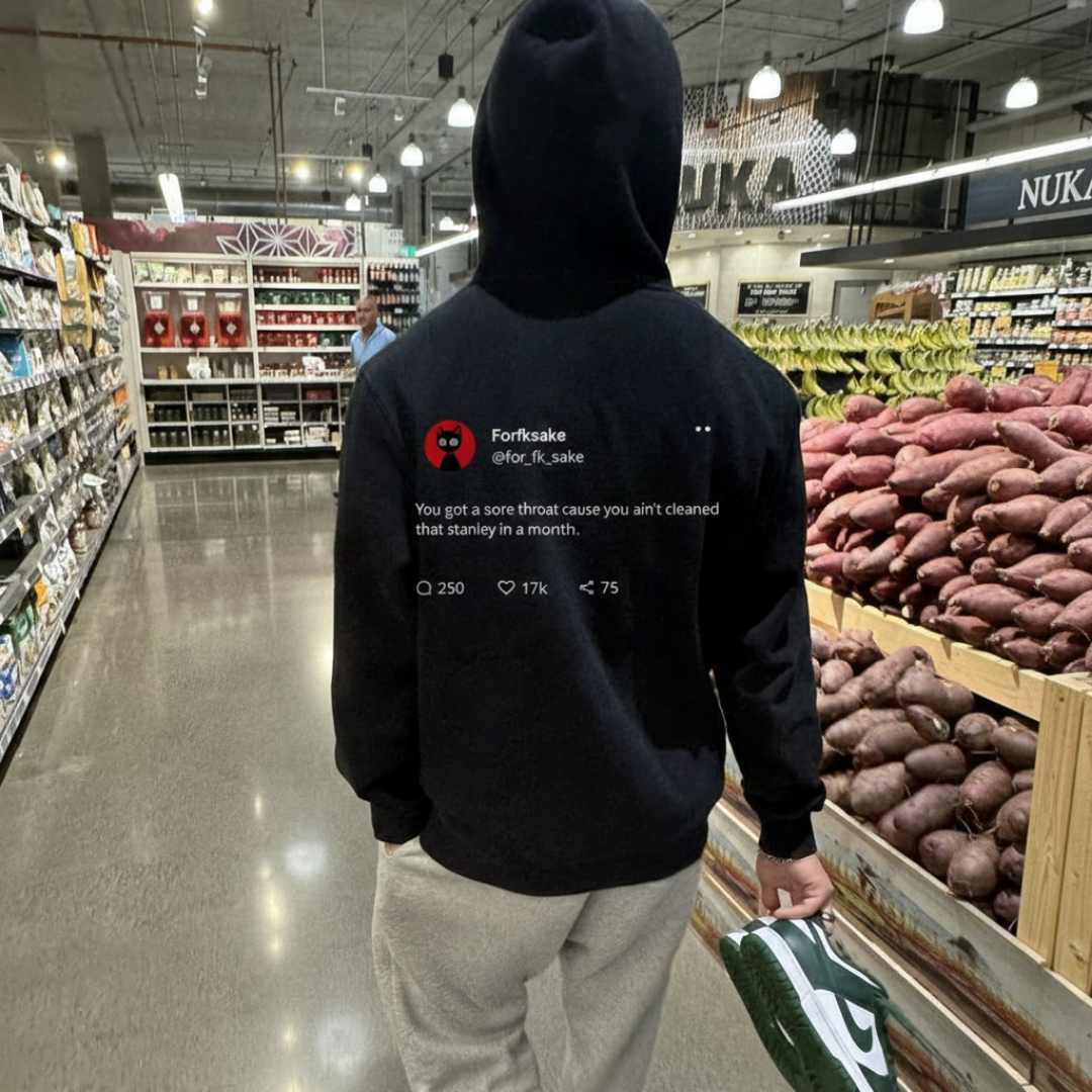 FORFKSAKE STANLEY BLACK HOODIE