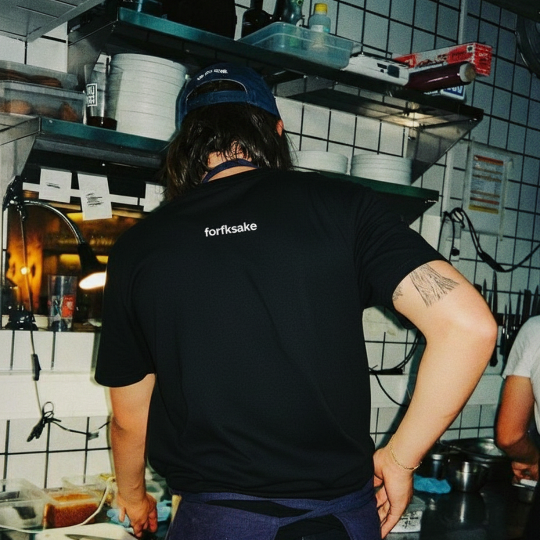 FORFKSAKE THE SWEET BITE BLACK T-SHIRT