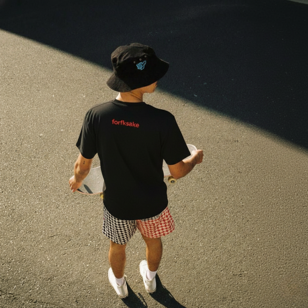 FORFKSAKE THE SWEET DEAL BLACK T-SHIRT