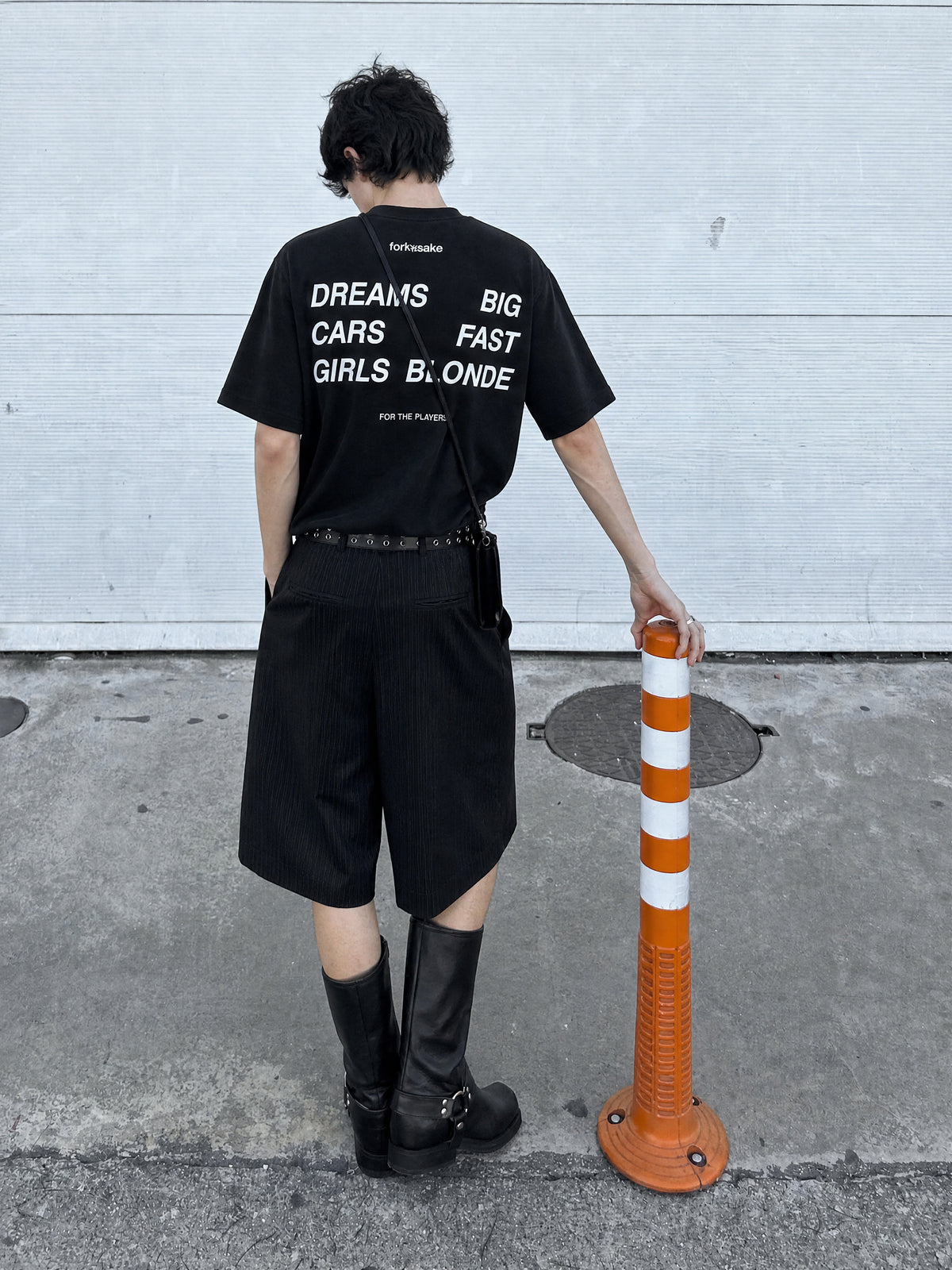 Forfksake Dreams Big Black T-Shirt