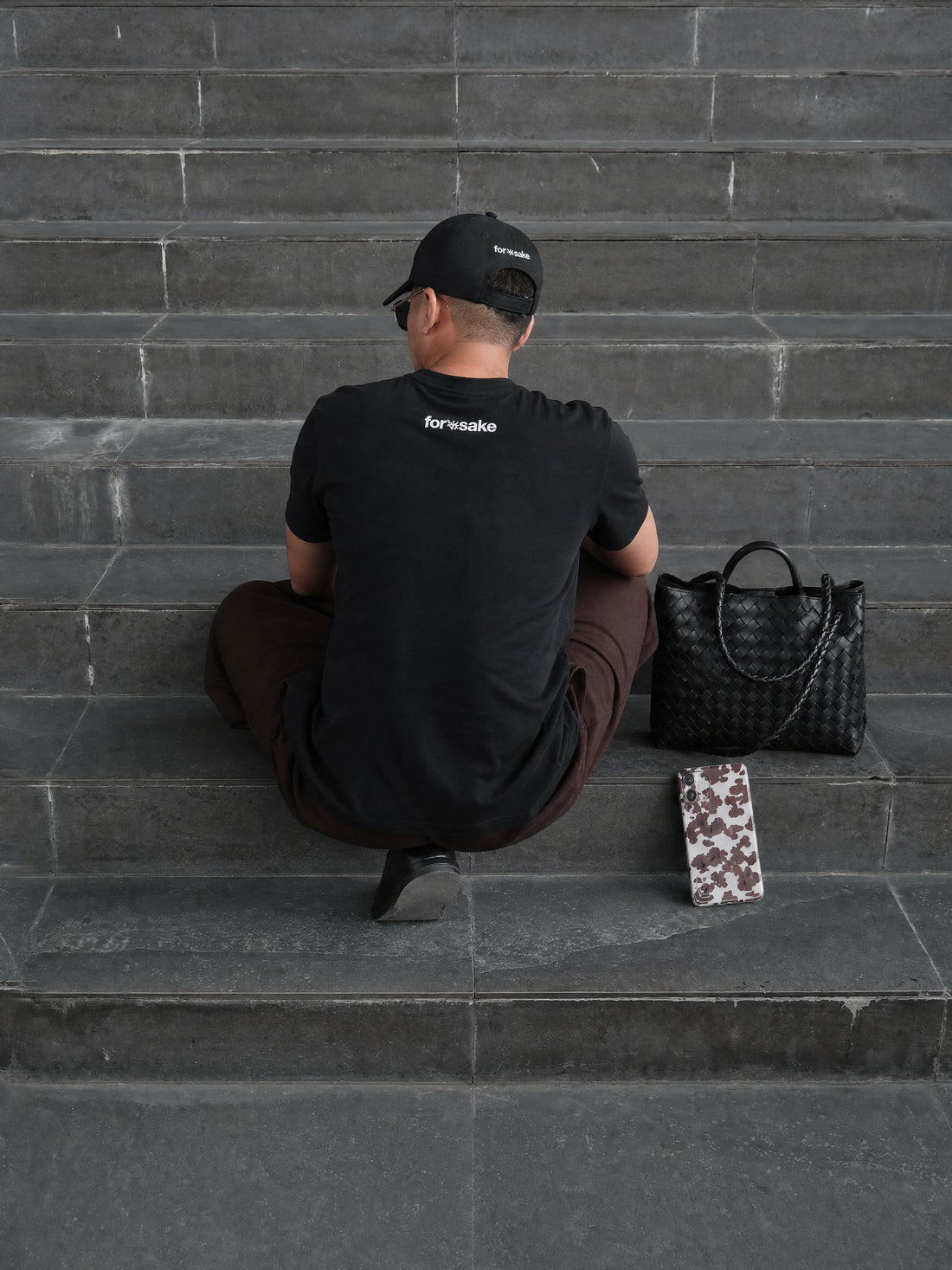 Forfksake Stay High Black T-Shirt