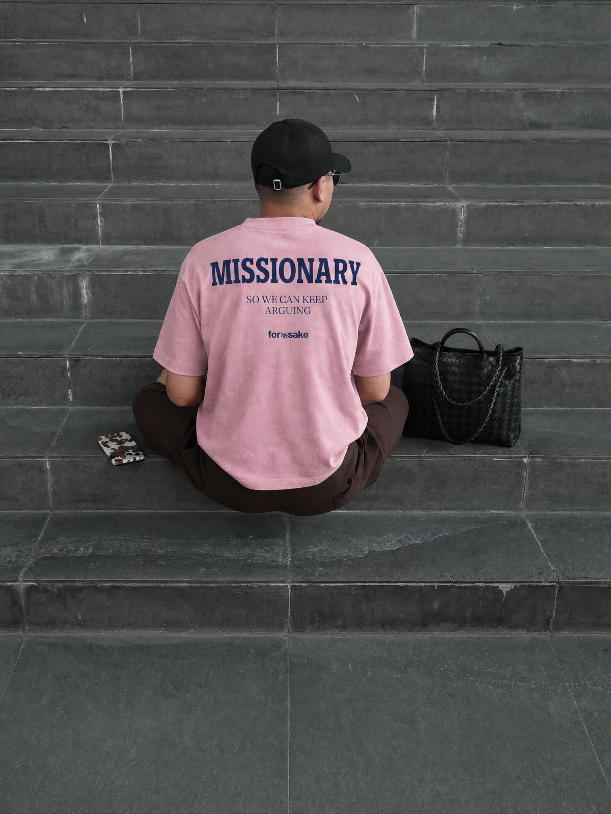 Forfksake Missionary Arguments Club Pink T-Shirt