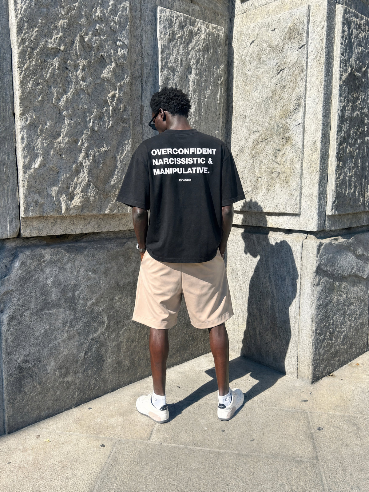 Forfksake Overconfident Narcissist Black T-Shirt
