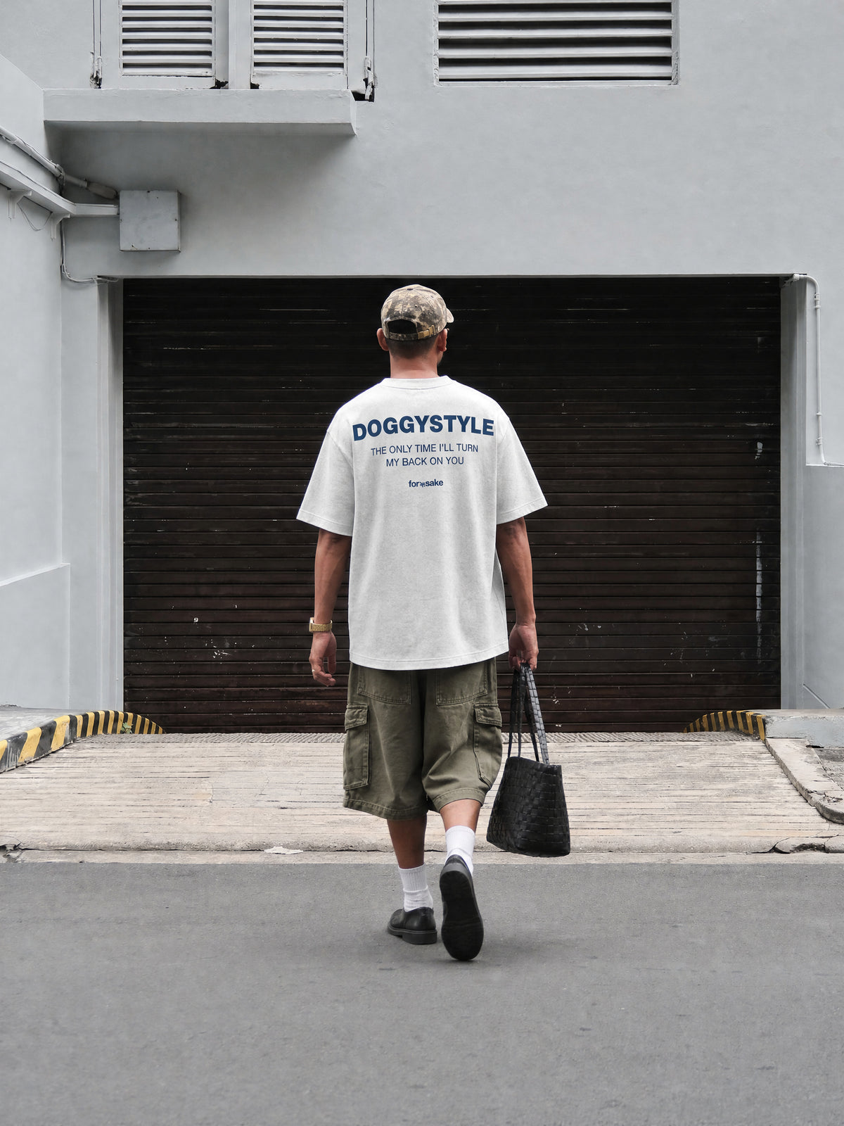 Forfksake Turn My Back White T-Shirt