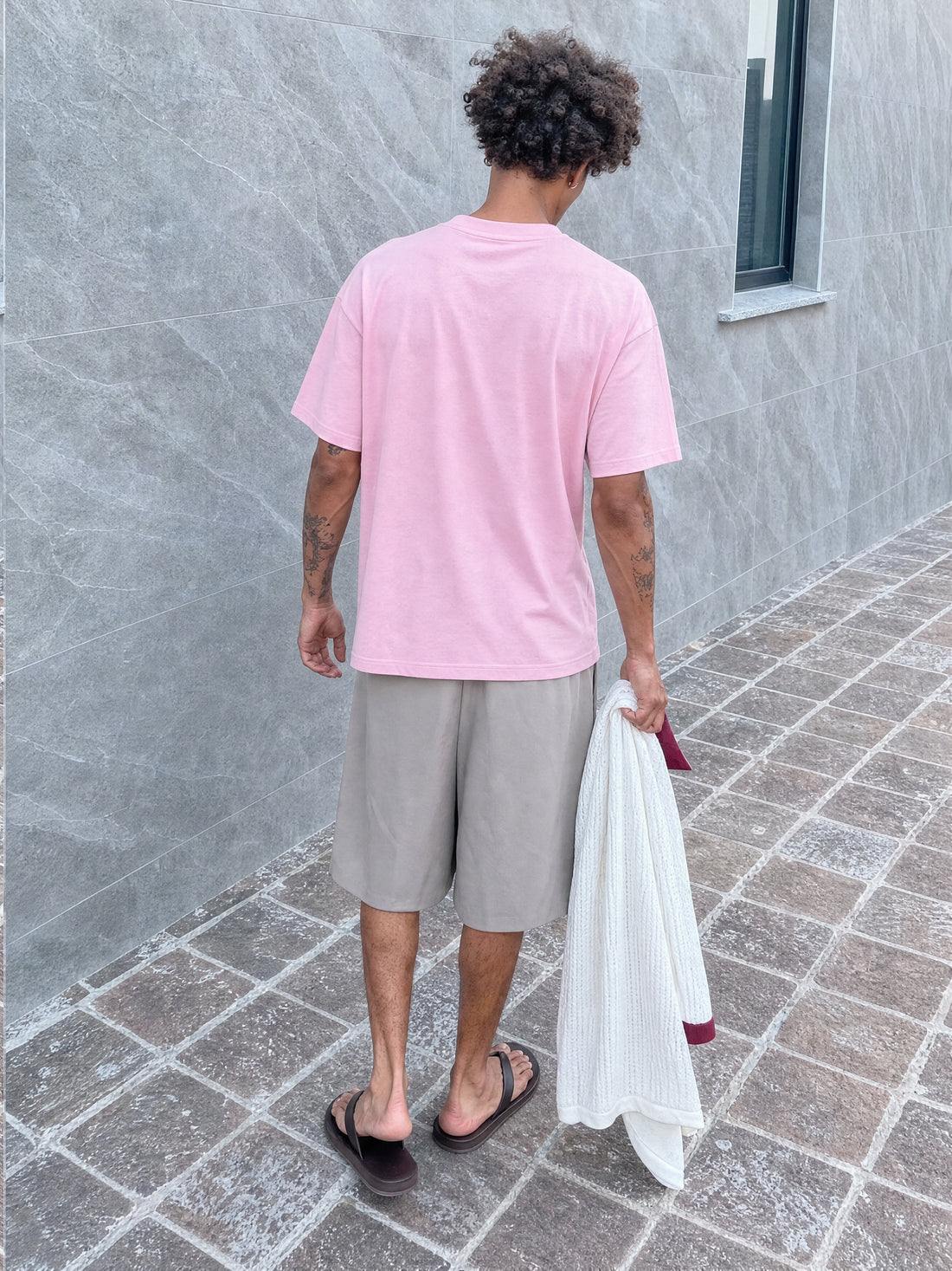 Forfksake Lazy Orbit Tee - Pink