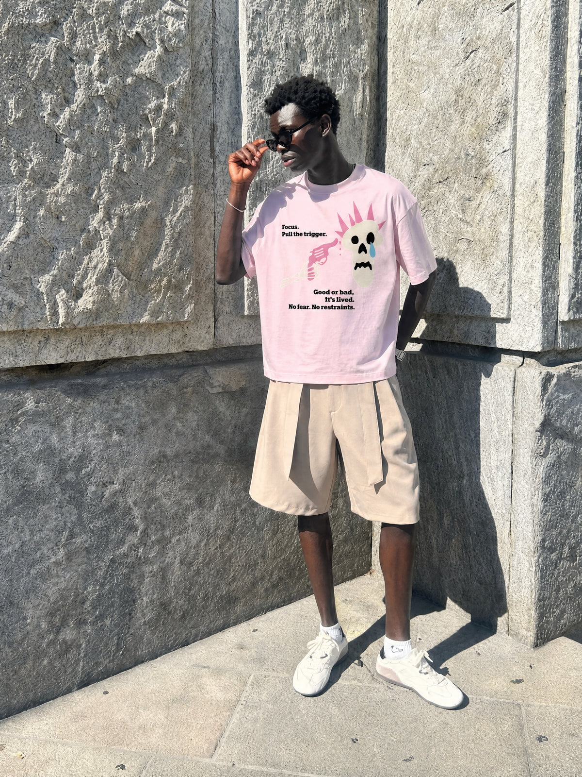 Forfksake Trigger Pull Tee - Pink