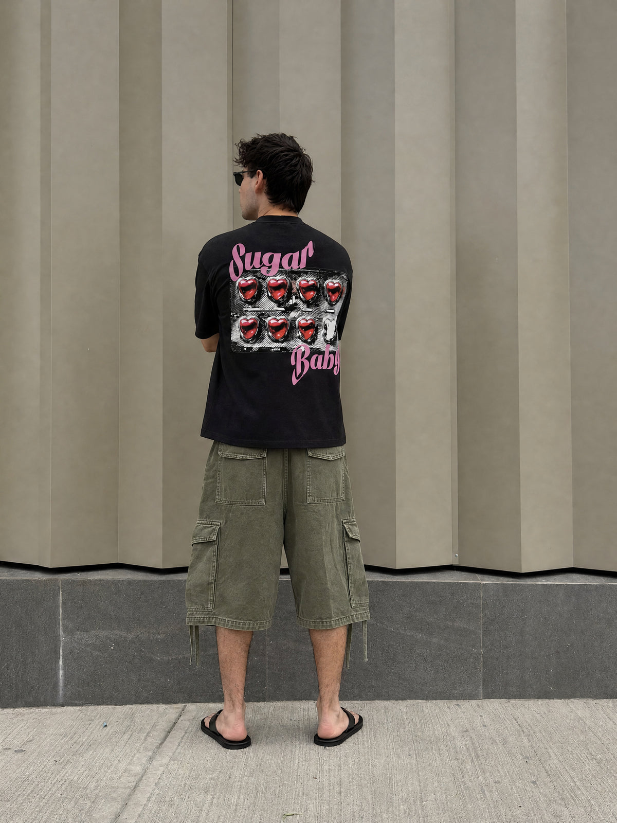 Forfksake Sugar Baby Pills Black T-Shirt