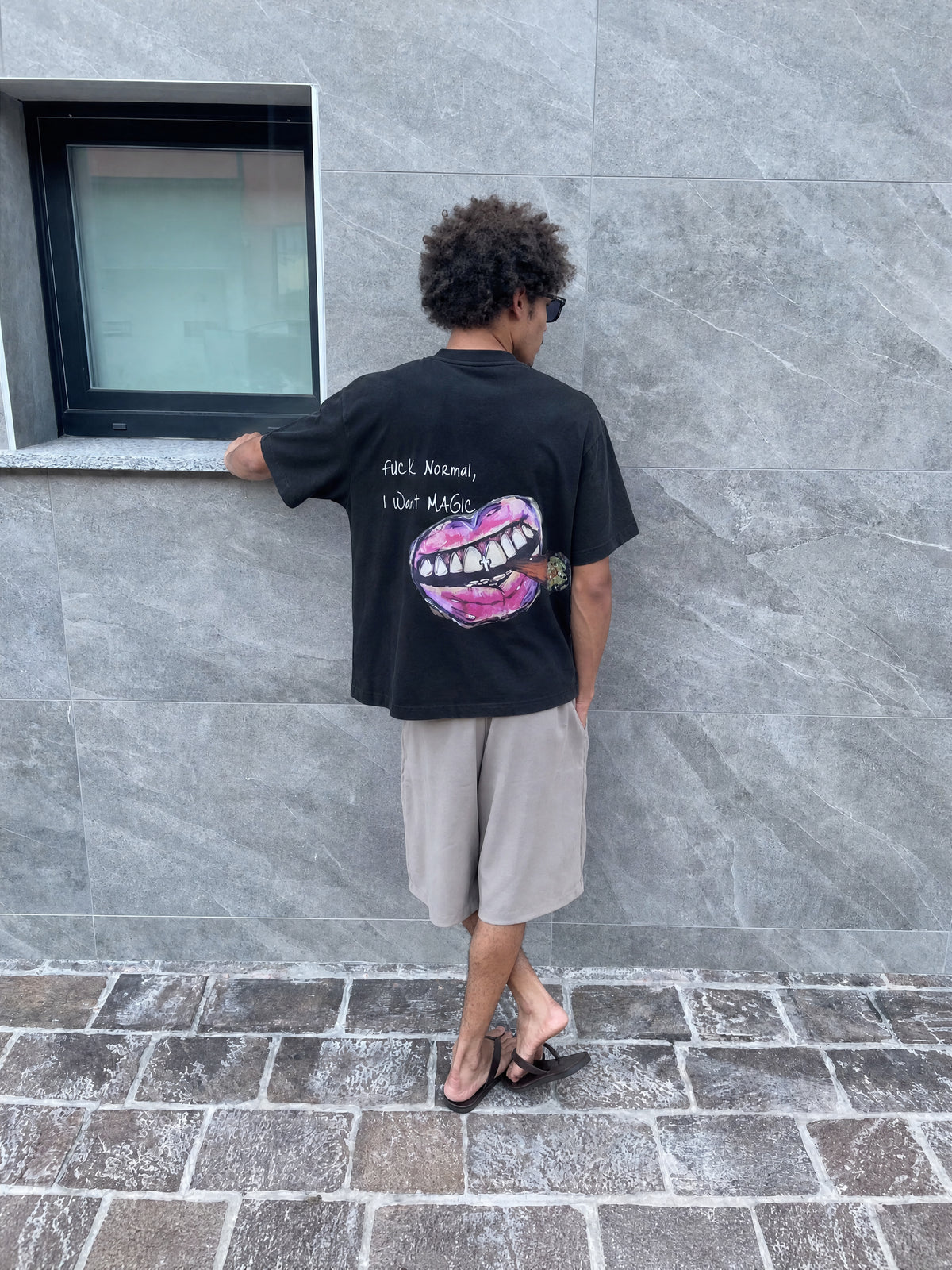 Forfksake Fuck Normal I Want Magic T-Shirt(black)
