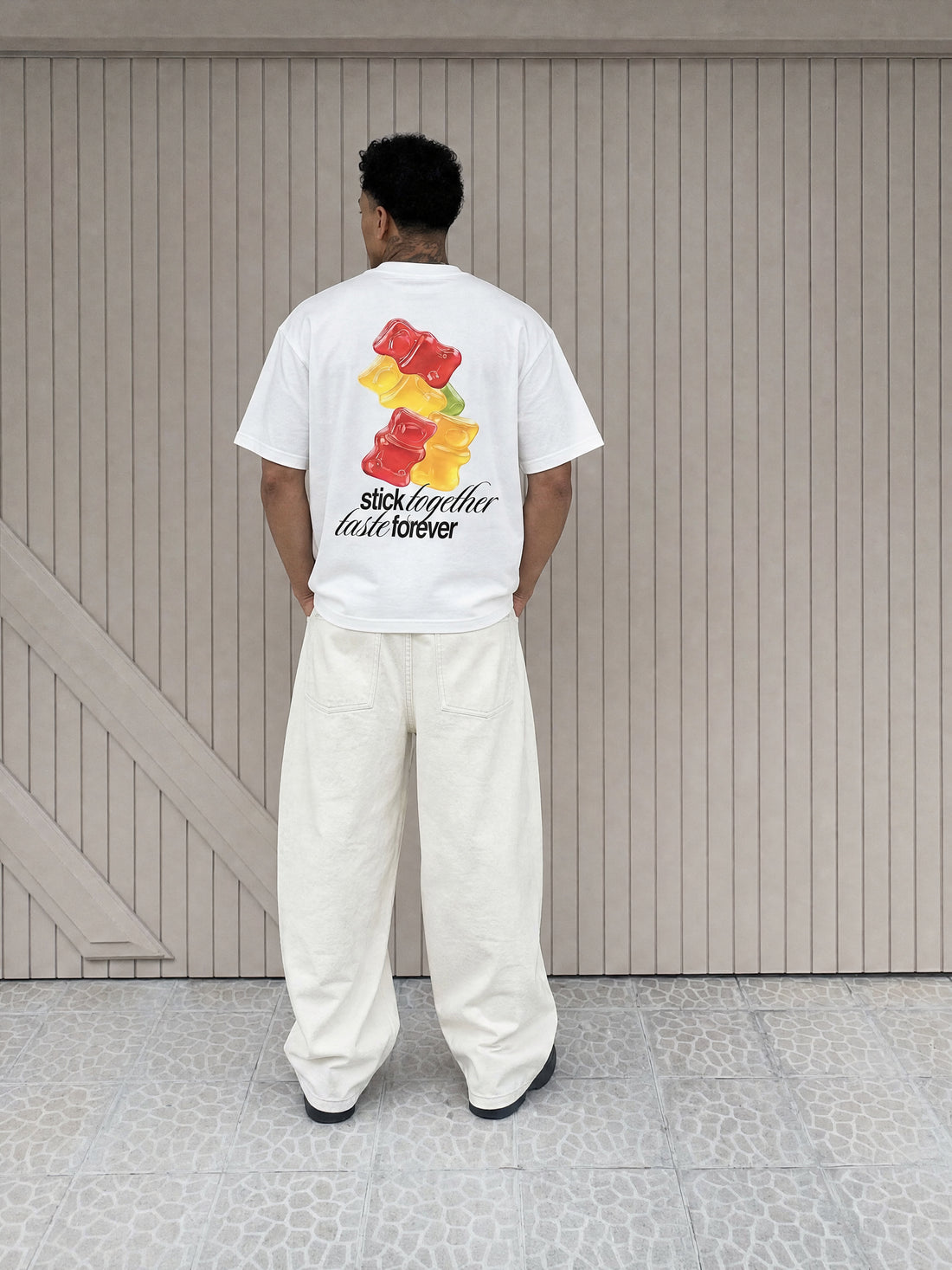 Forfksake Stick Together White T-Shirt