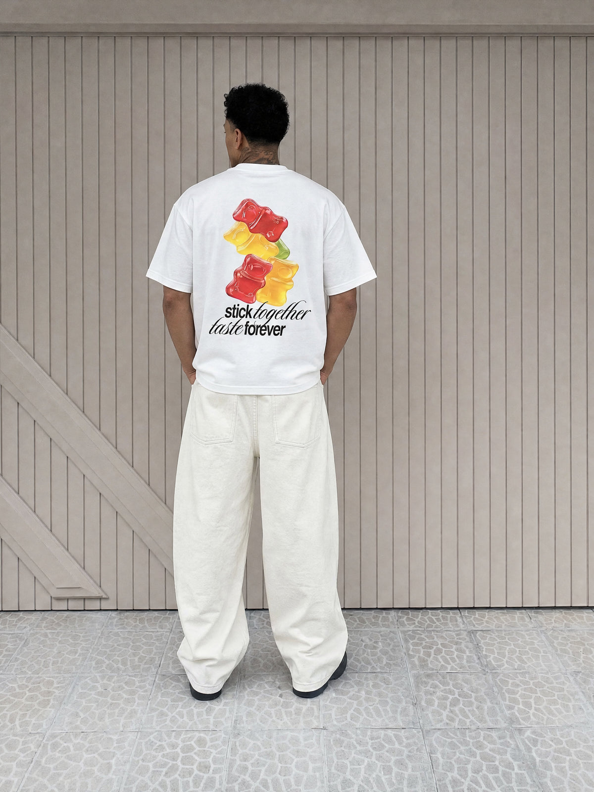 Forfksake Stick Together White T-Shirt