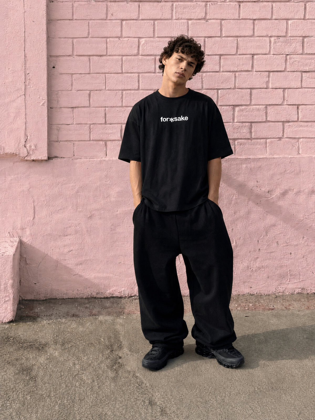 Forfksake No Guest List T-Shirt Black