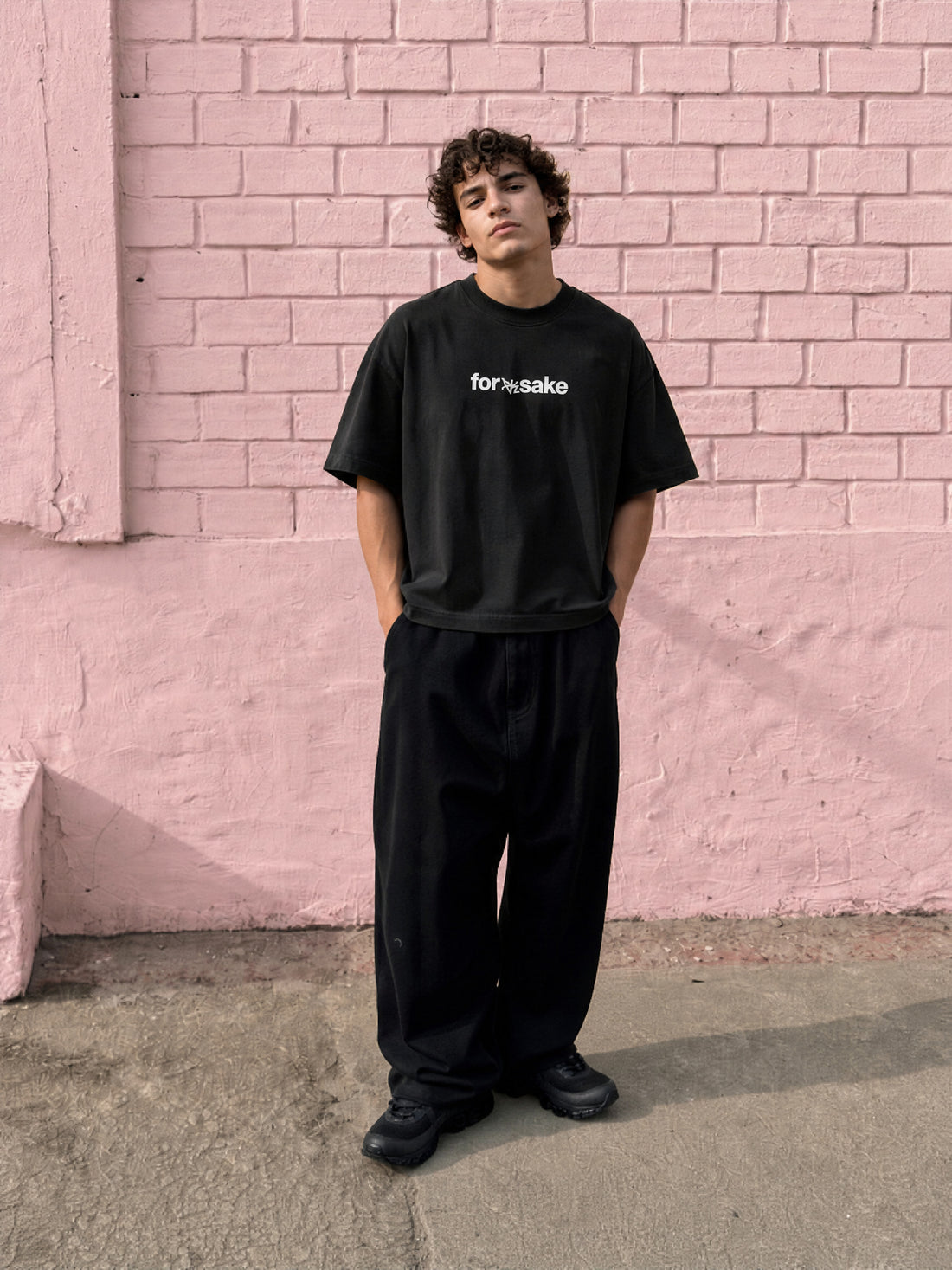 Forfksake Red Flags T-Shirt Black