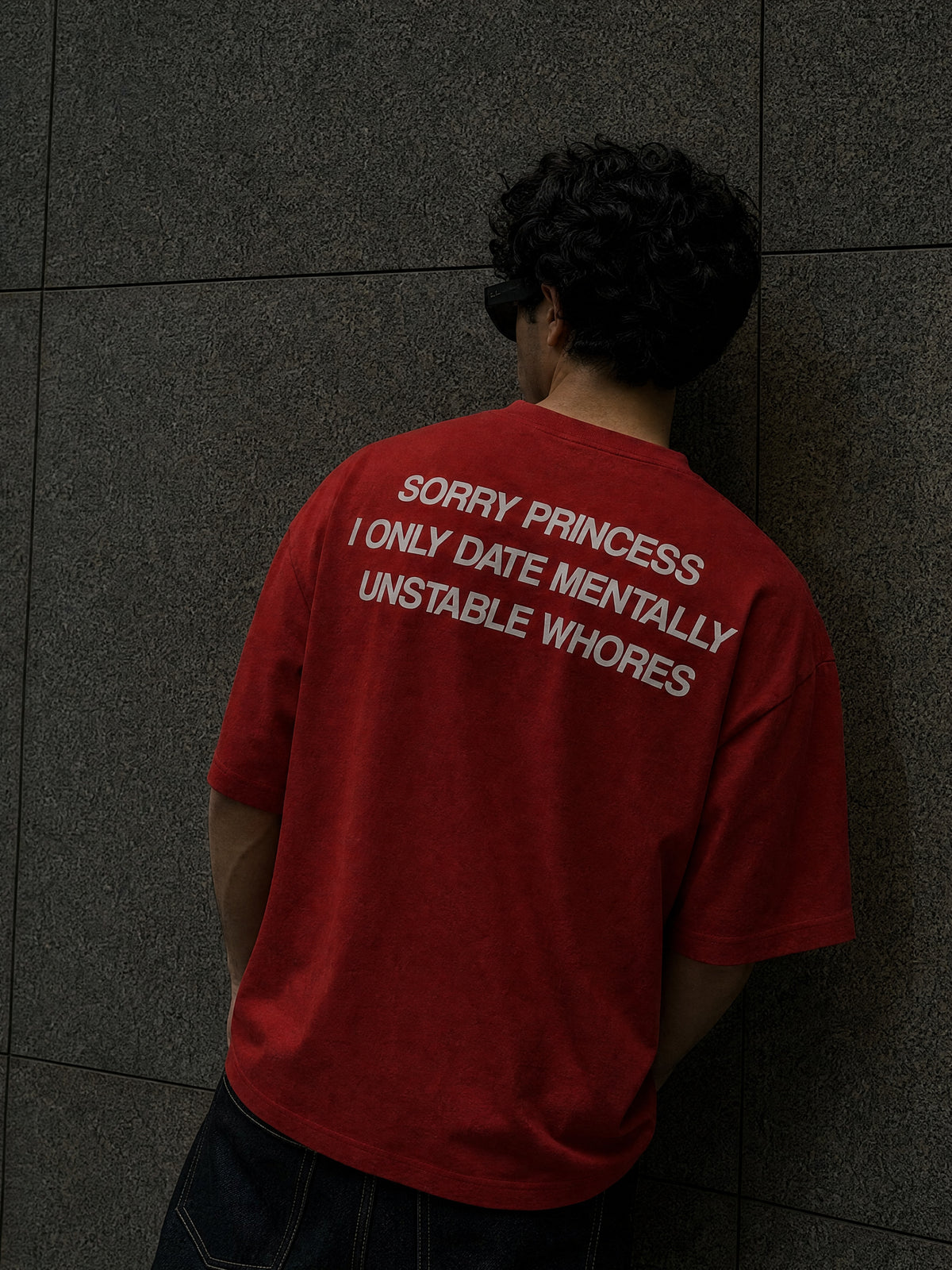 Forfksake Mentally Unstable T-Shirt Red