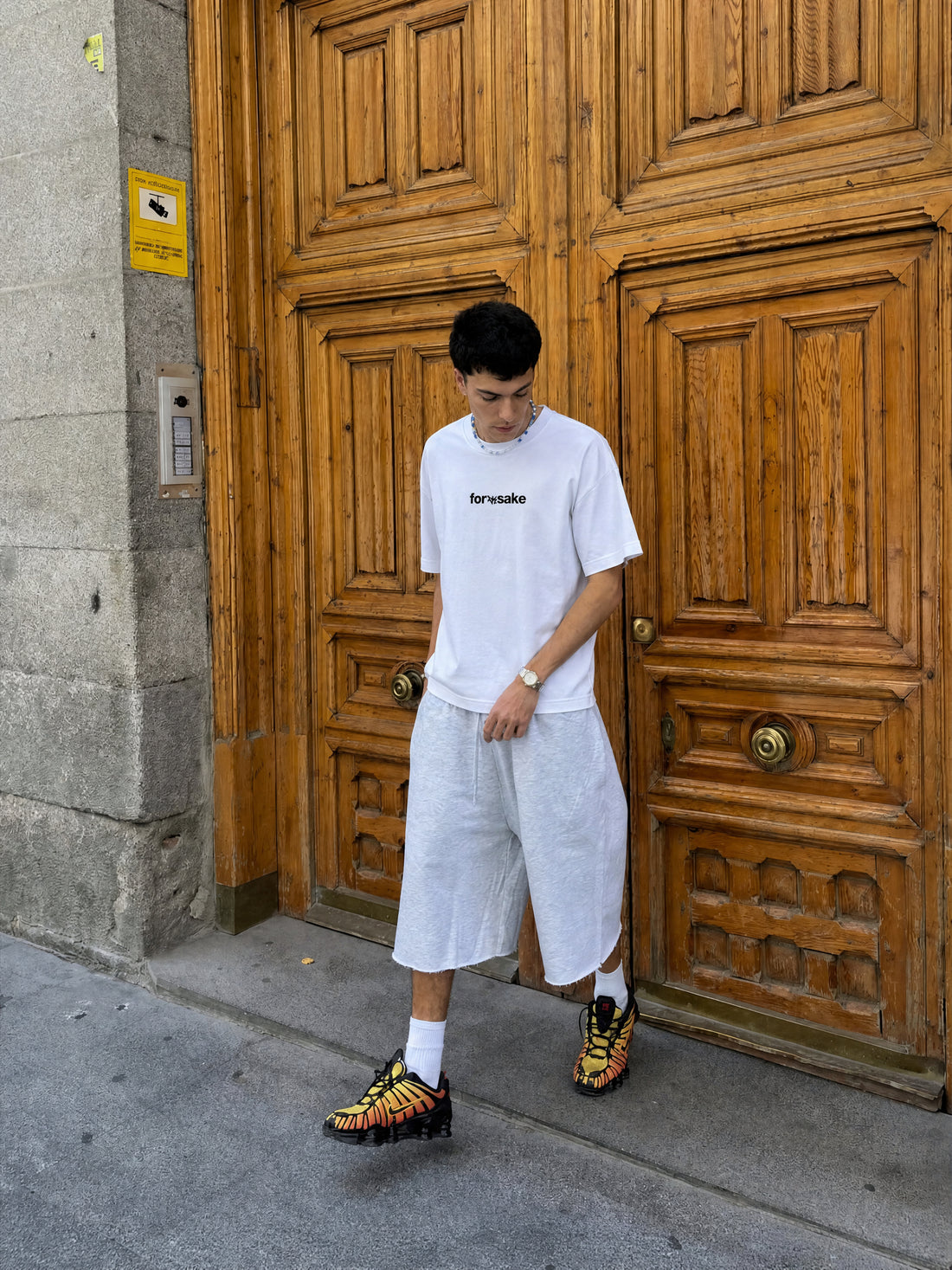 Forfksake No Easy Mode T-Shirt White