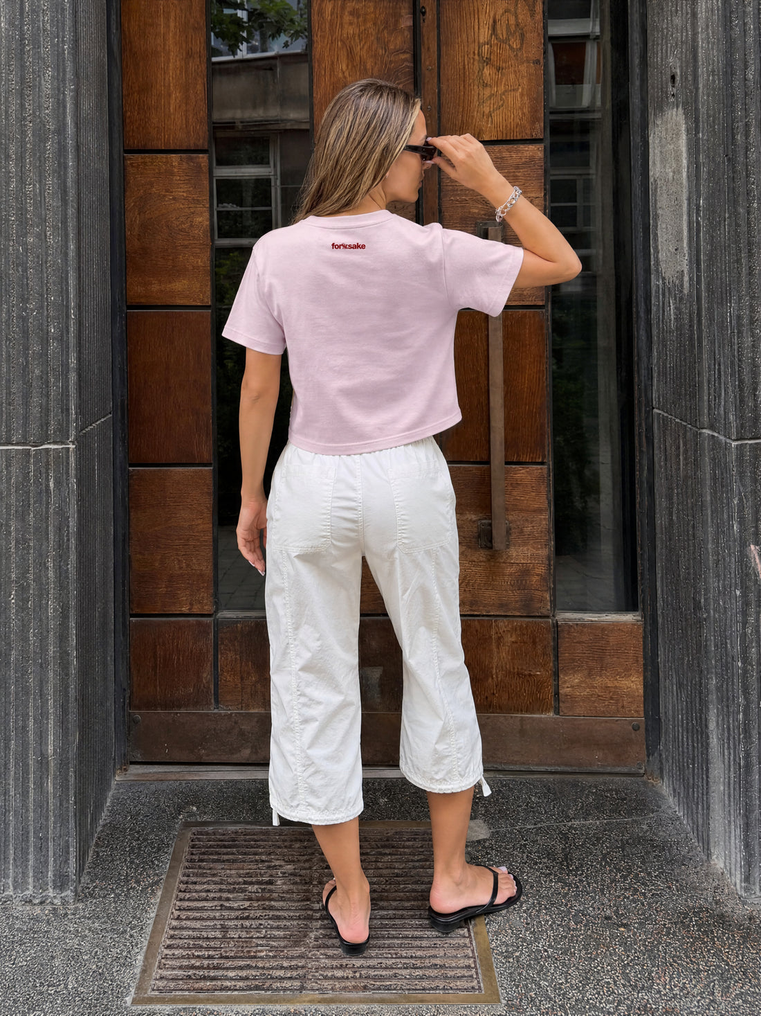 Forfksake Mother Pink Baby Tee
