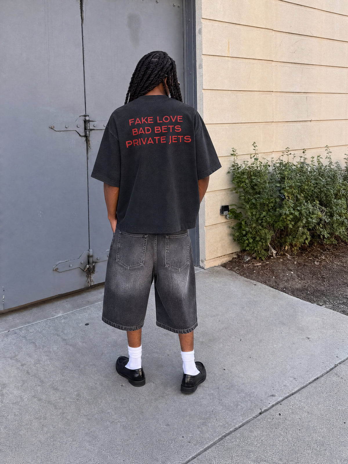 Forfksake Fake Love Black T-Shirt