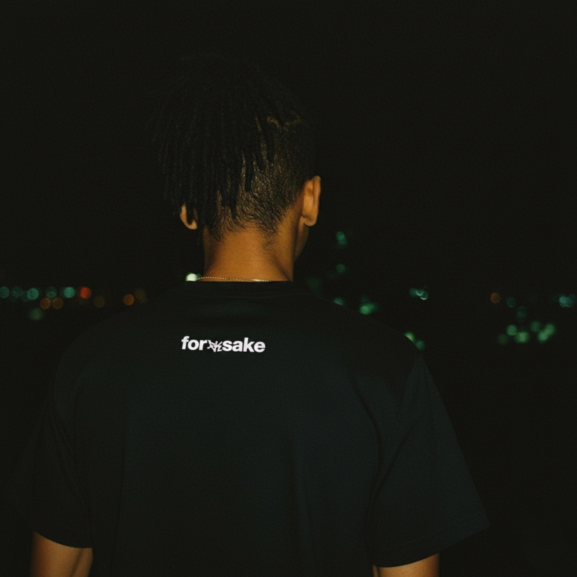 FORFKSAKE  BE THE PROBLEM  BLACK T-SHIRT