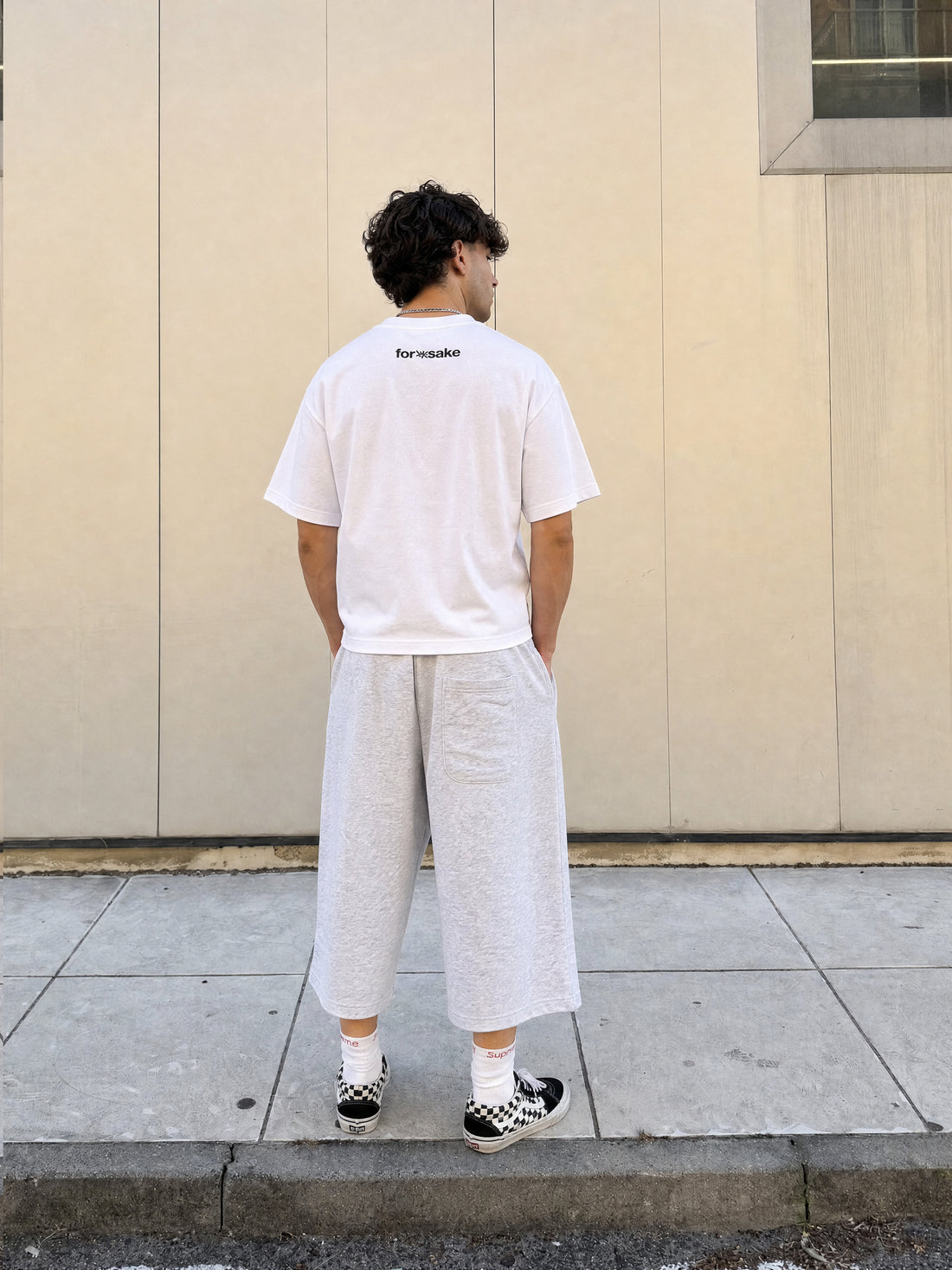 Forfksake Pink Panther Vacation Drip T-Shirt White