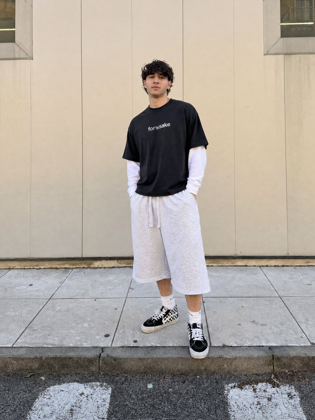 Forfksake One Of One Double Layered T-Shirt Black