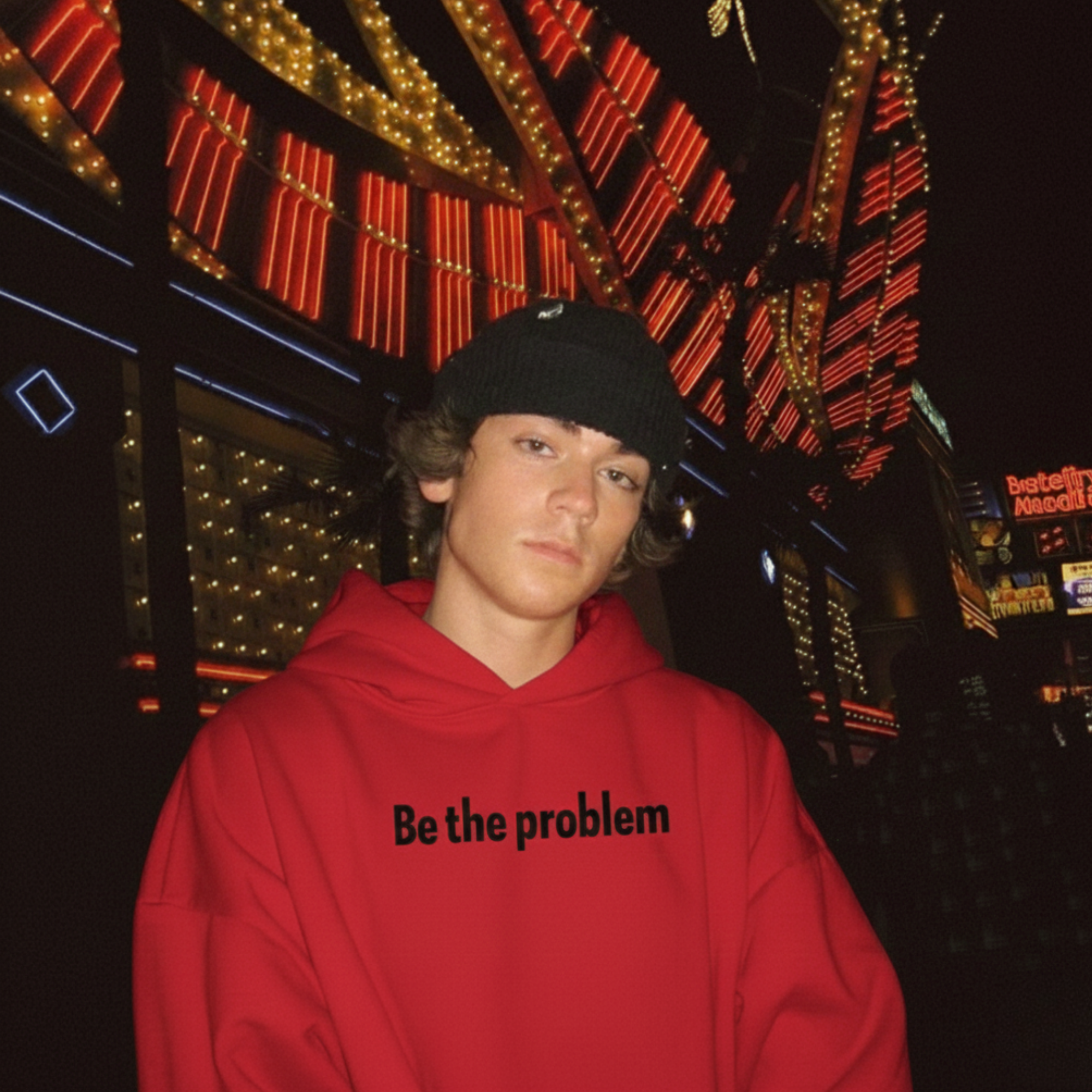 FORFKSAKE BE THE PROBLEM RED HOODIE