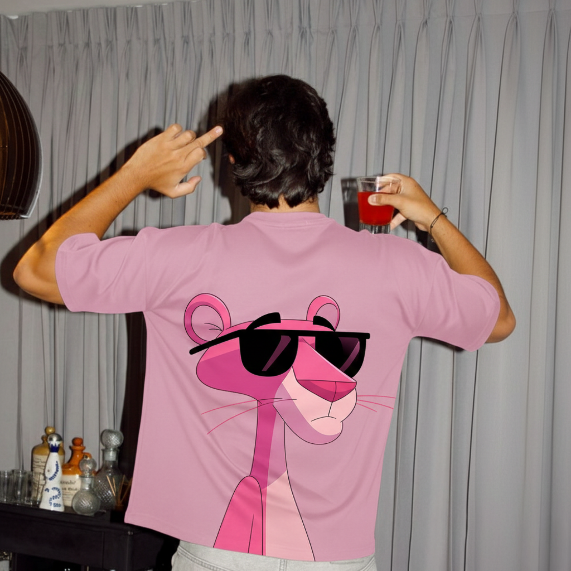 FORFKSAKE BE YOU PINK T-SHIRT