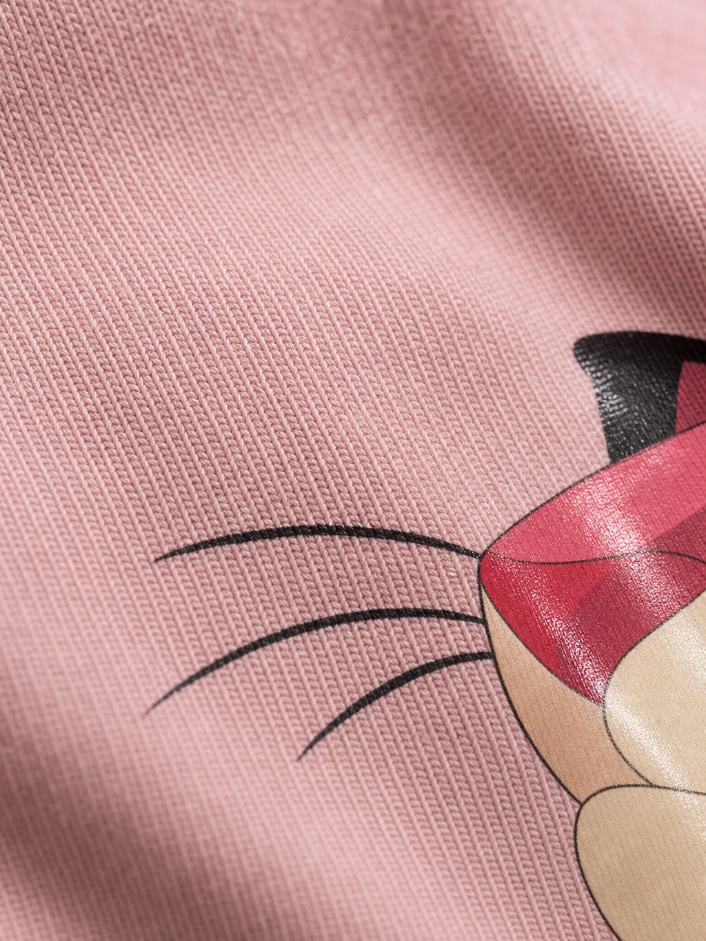 Forfksake Pink Panther Useless Graphic T-Shirt Pink – close-up detail