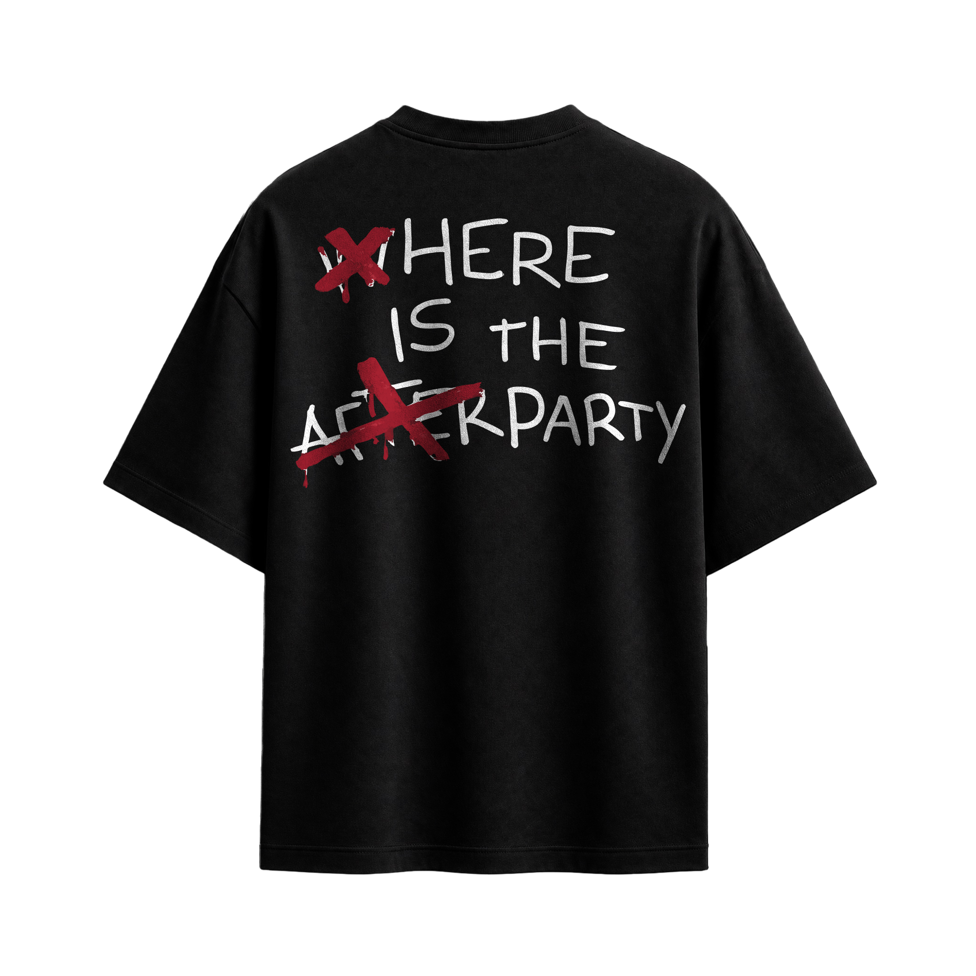 Forfksake Afterparty Scenes T-Shirt Black