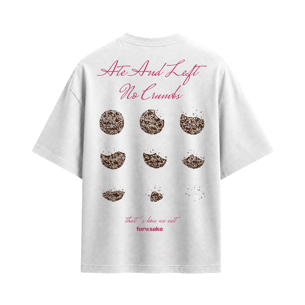 Forfksake Ate White T-Shirt
