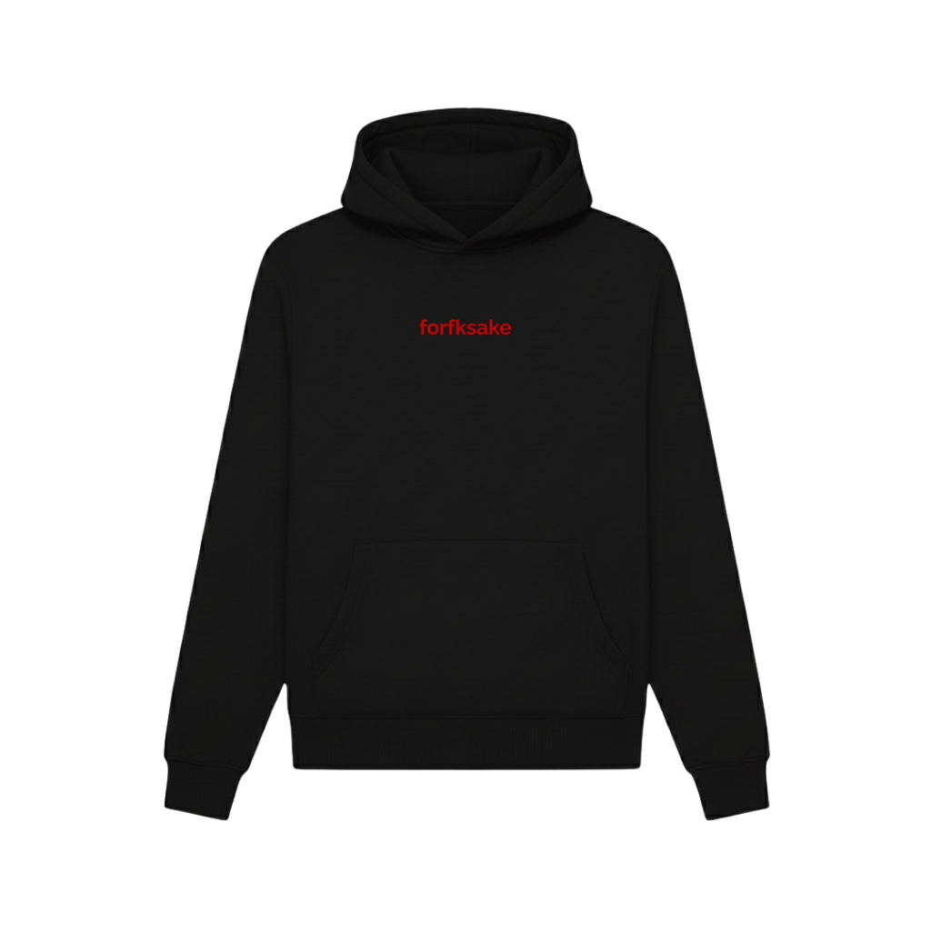 FORFKSAKE BALDPROOF BLACK HOODIE