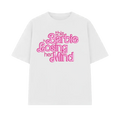 Forfksake Barbie Losing Mind White T-shirt