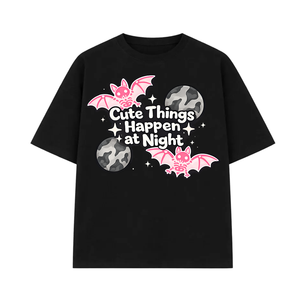 Forfksake Batty at Night Tee - Black